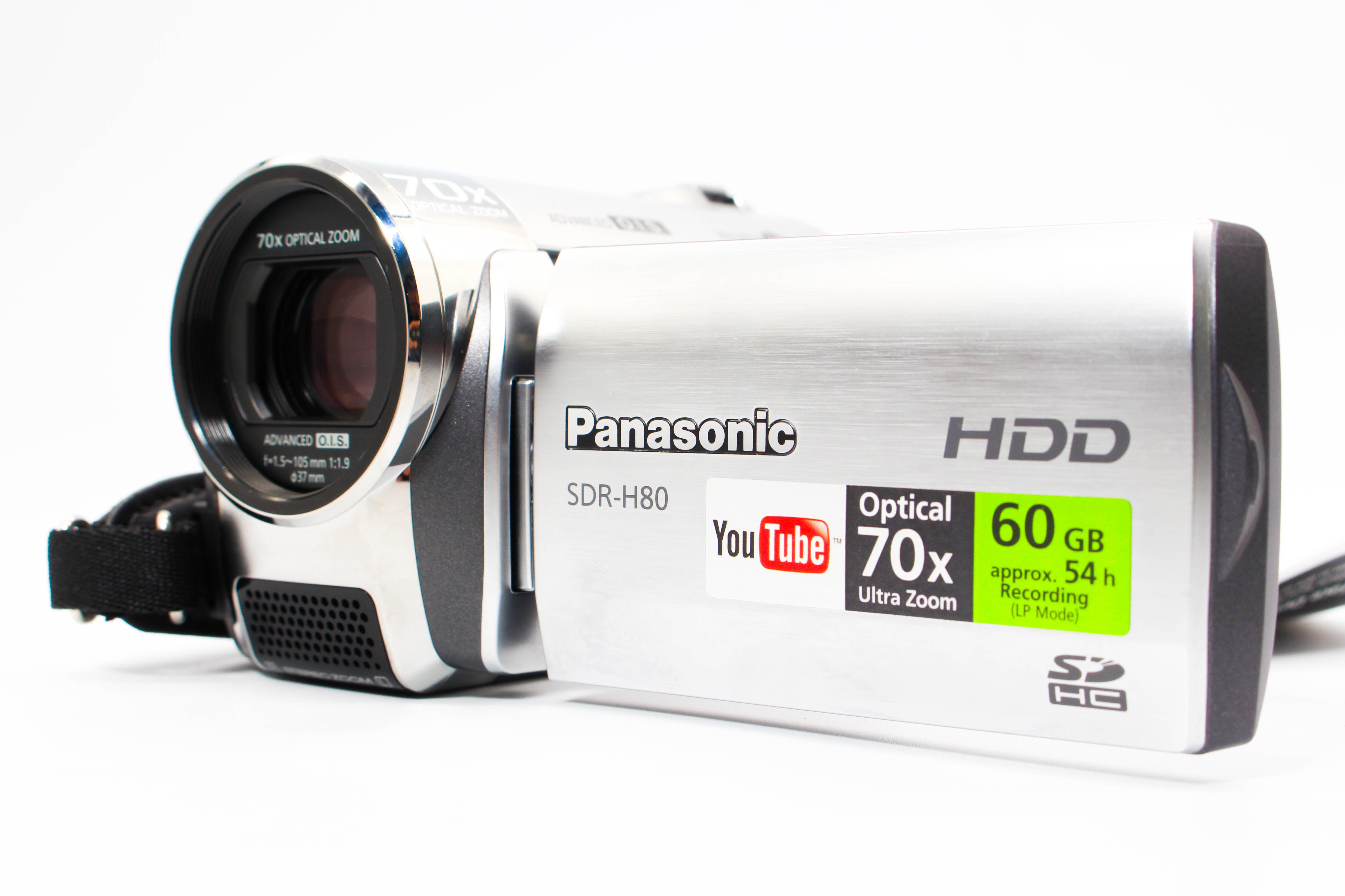 Panasonic SDR-H80 60GB HDD Digital Video Camcorder - Tested Bundle Excellent