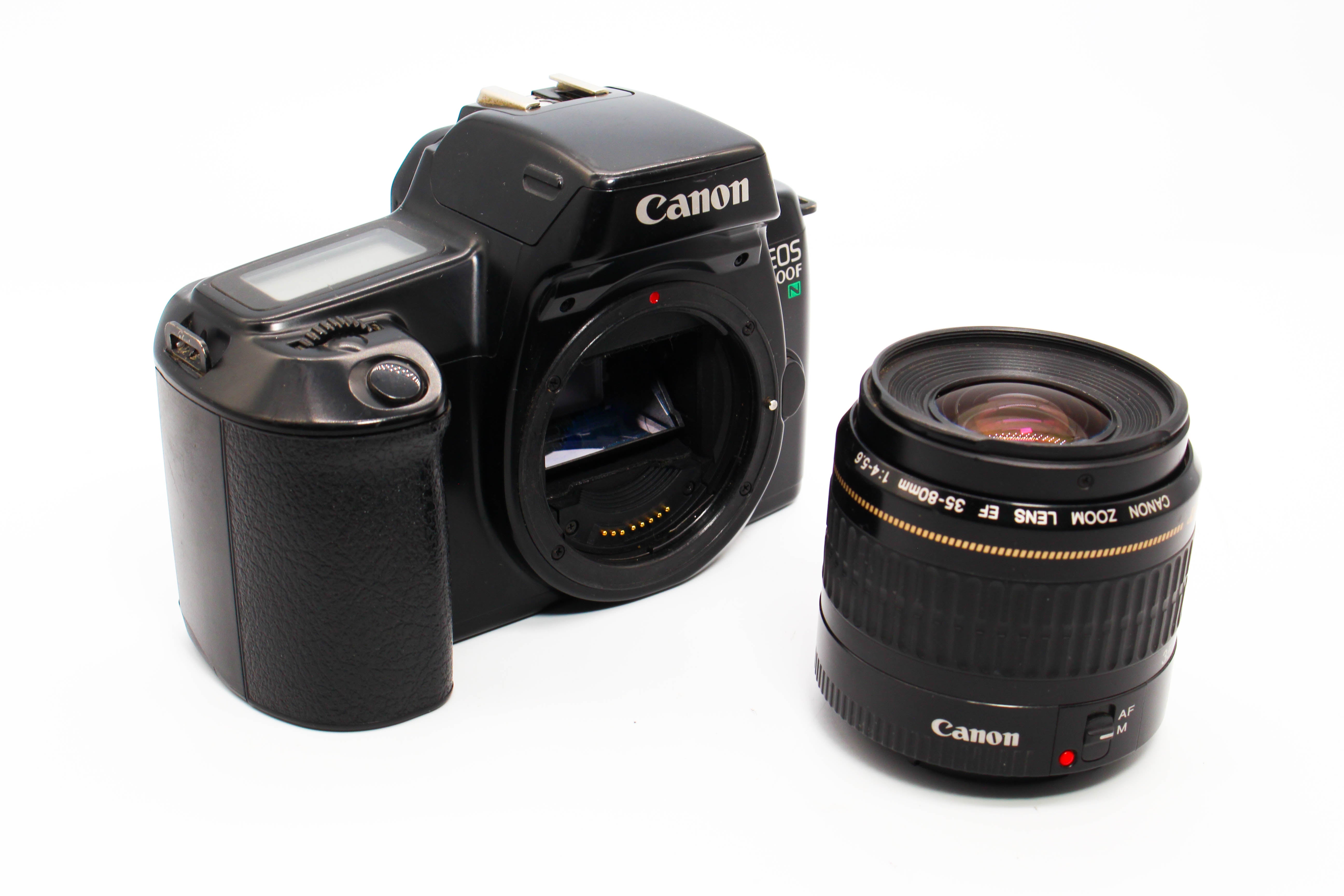 Canon EOS 1000FN 35mm Film SLR Camera With 35-80mm f/4-5.6 Lens - Tested Bundle Good