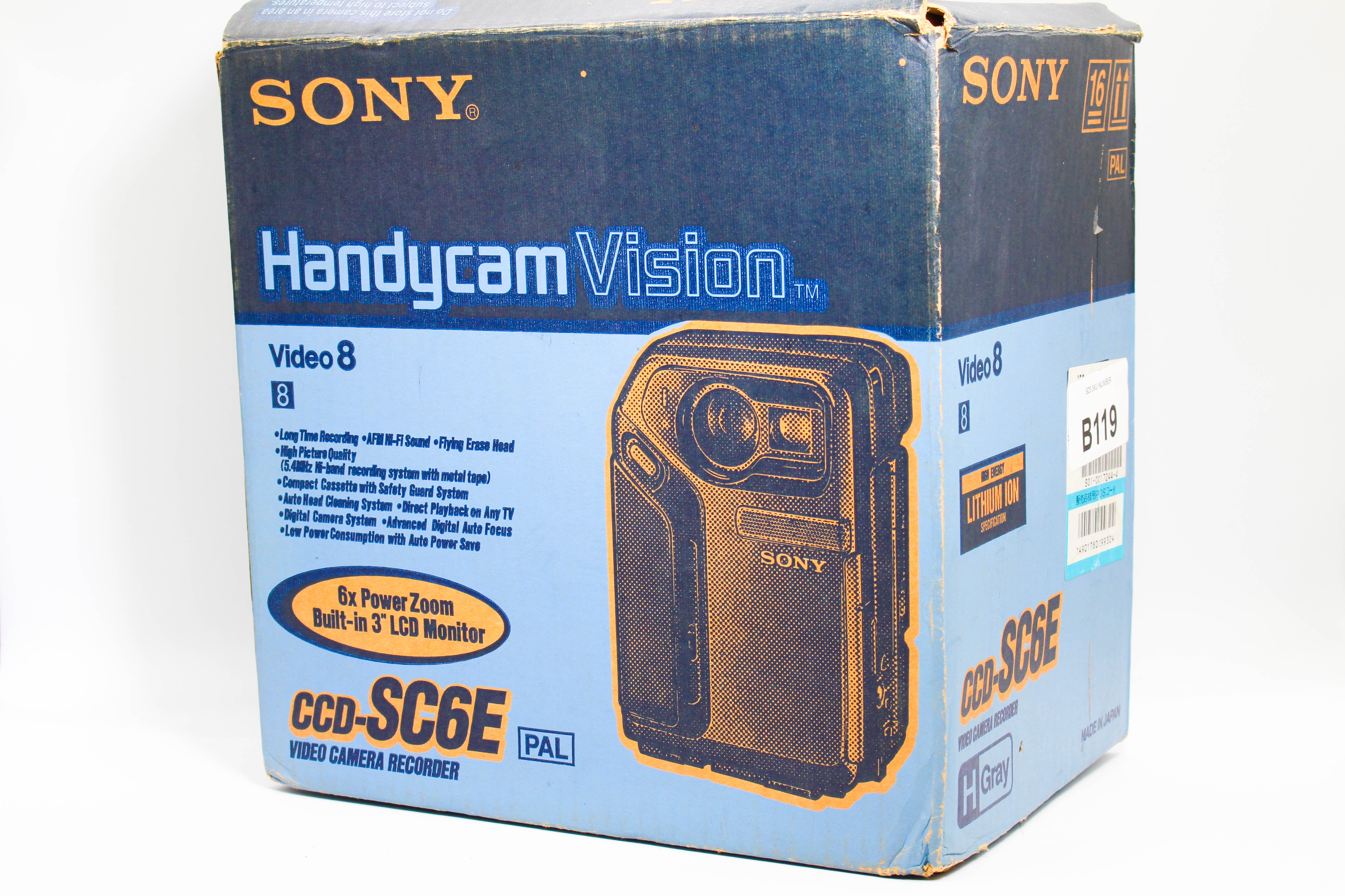 Sony CCD-SC6E Video8 8mm Handycam Video Camcorder Camera - Tested Bundle
