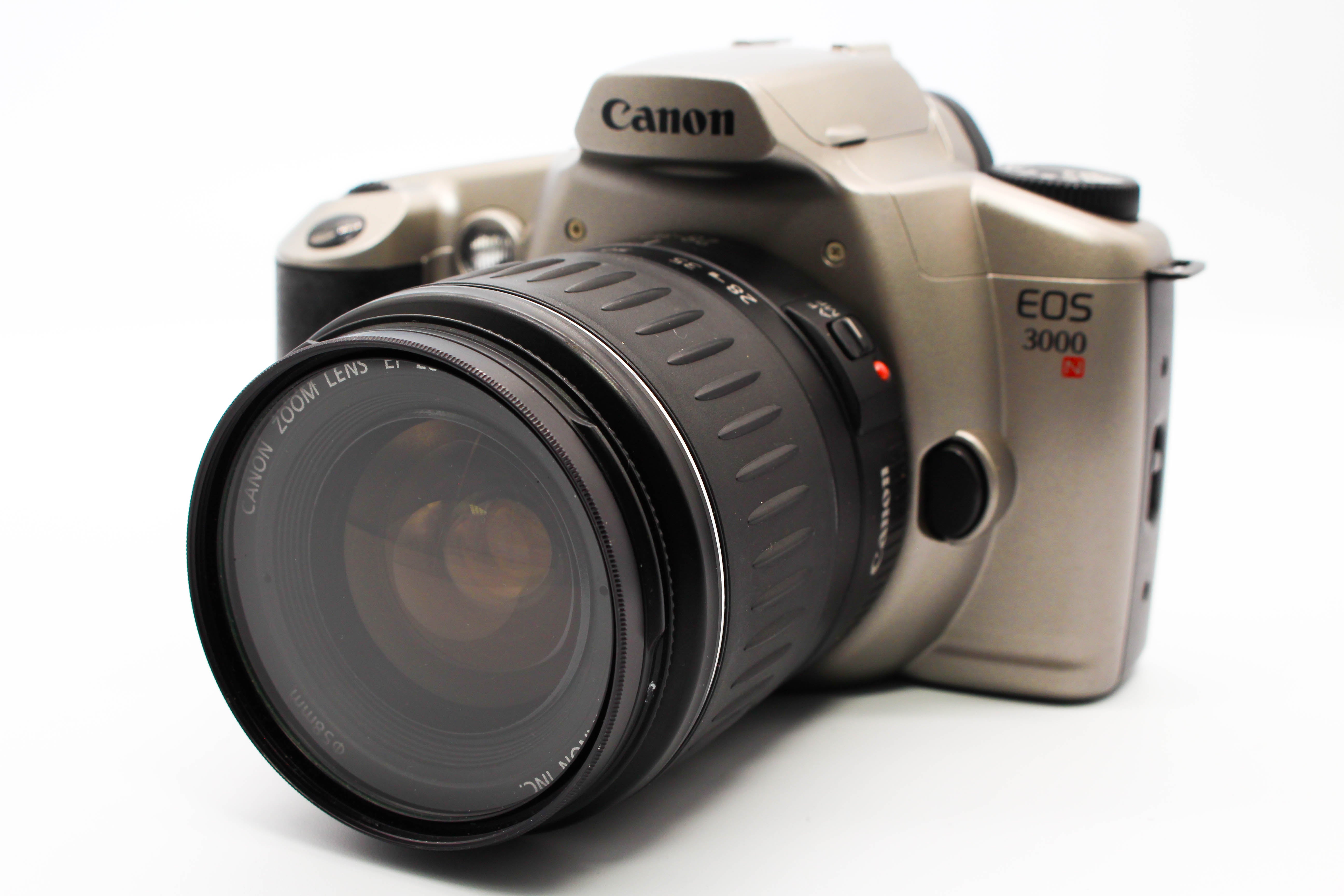 Canon EOS 3000N SLR 35mm Film Camera With EF 28-90mm f/4-5.6 Lens - Tested Bundle Excellent