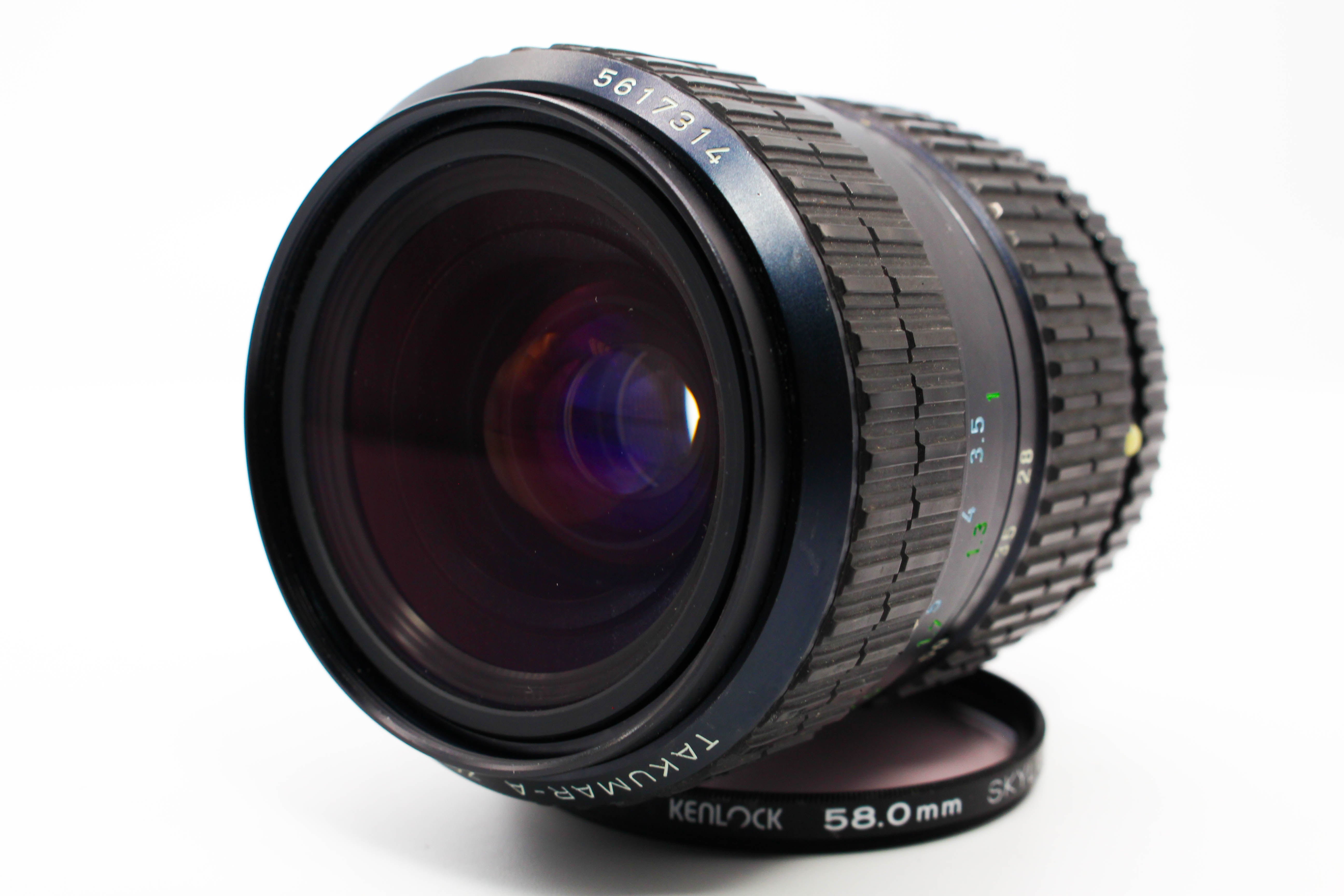 Takumar-a 28-80mm f/3.5-4.5 Pentax K Mount Vintage Zoom Lens - Tested Excellent