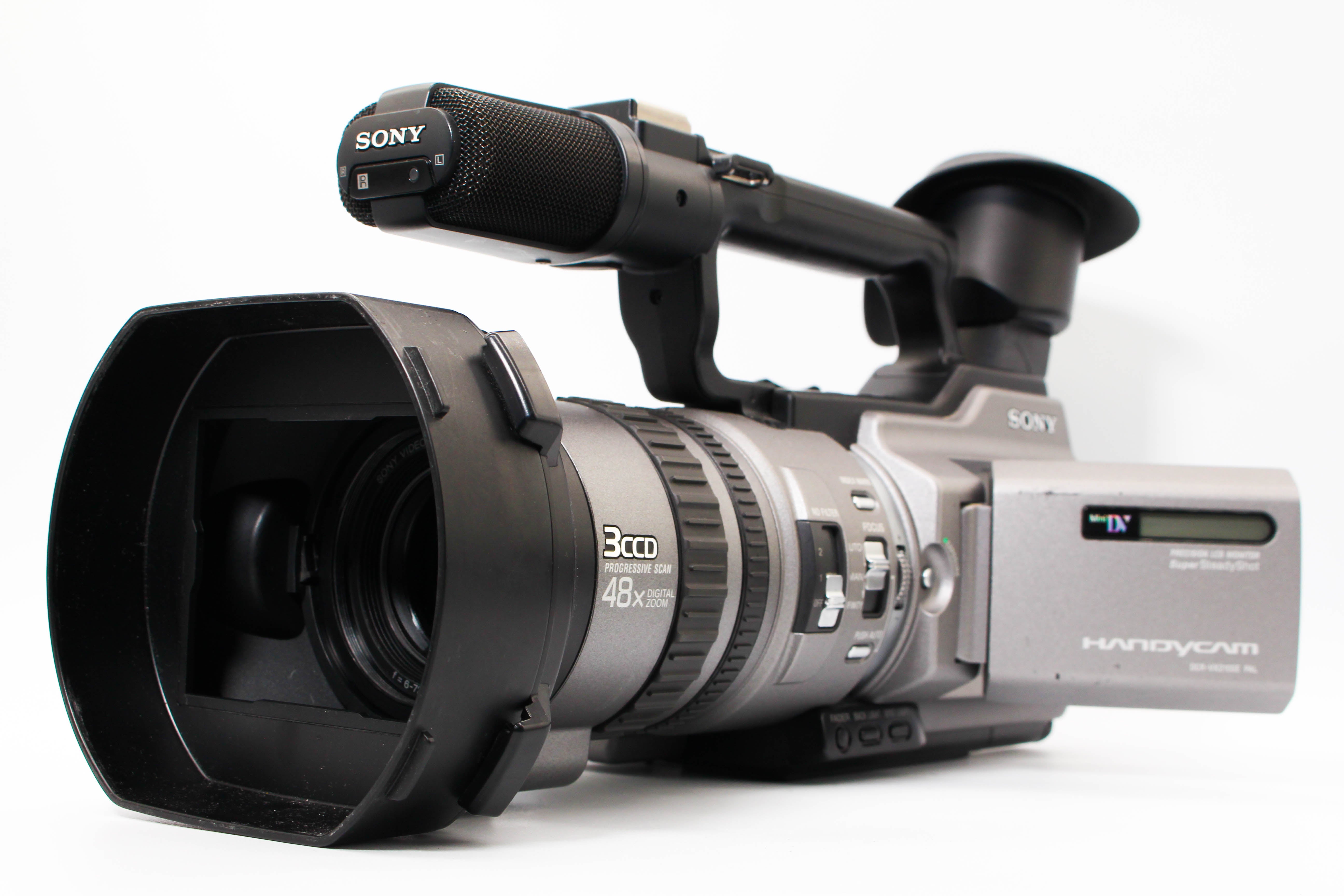 Sony DCR-VX2100E MiniDV Handheld Digital Video Camera Camcorder - Tested Bundle Excellent