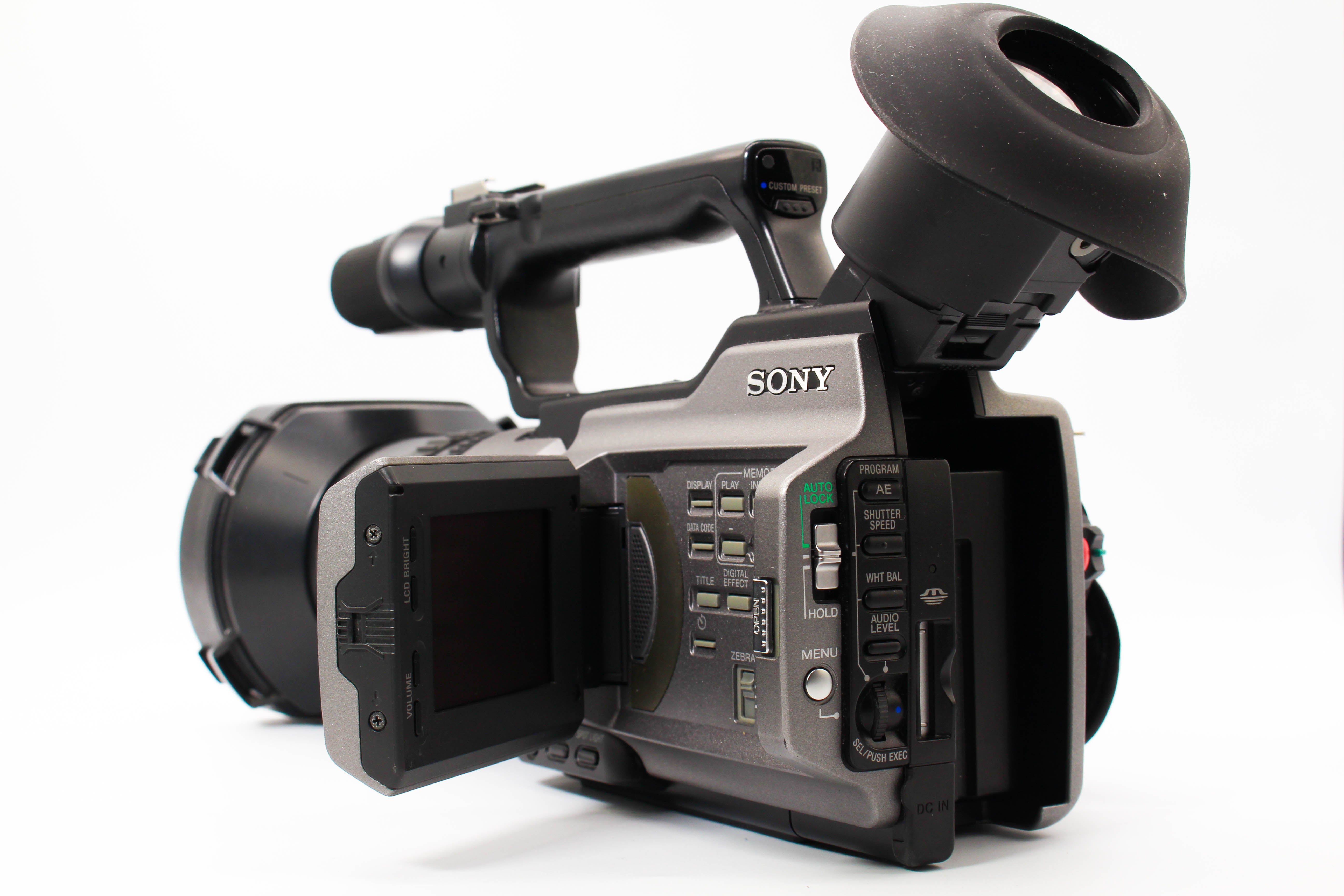 Sony DCR-VX2100E MiniDV Handheld Digital Video Camera Camcorder - Tested Bundle Excellent