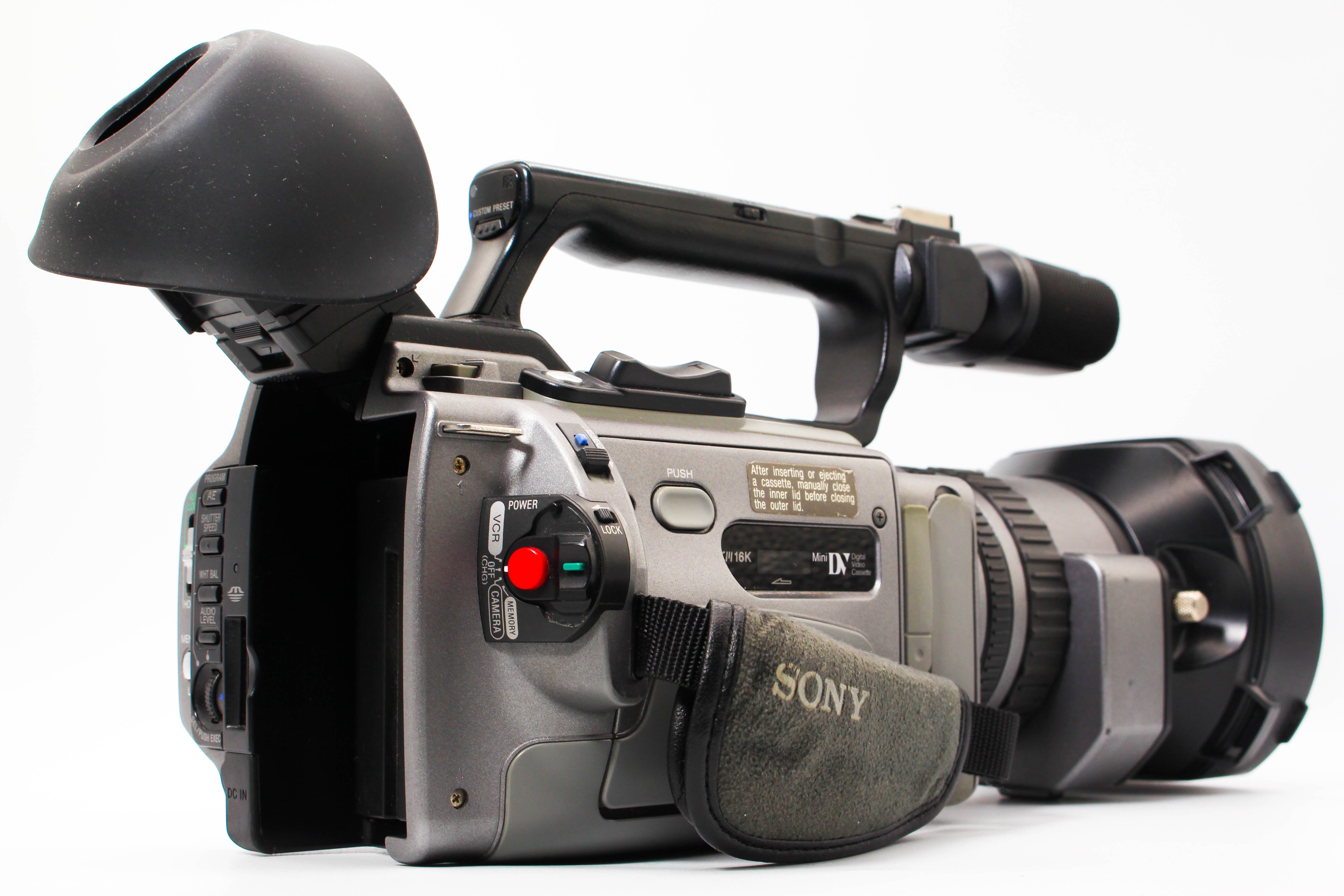 Sony DCR-VX2100E MiniDV Handheld Digital Video Camera Camcorder - Tested Bundle Excellent