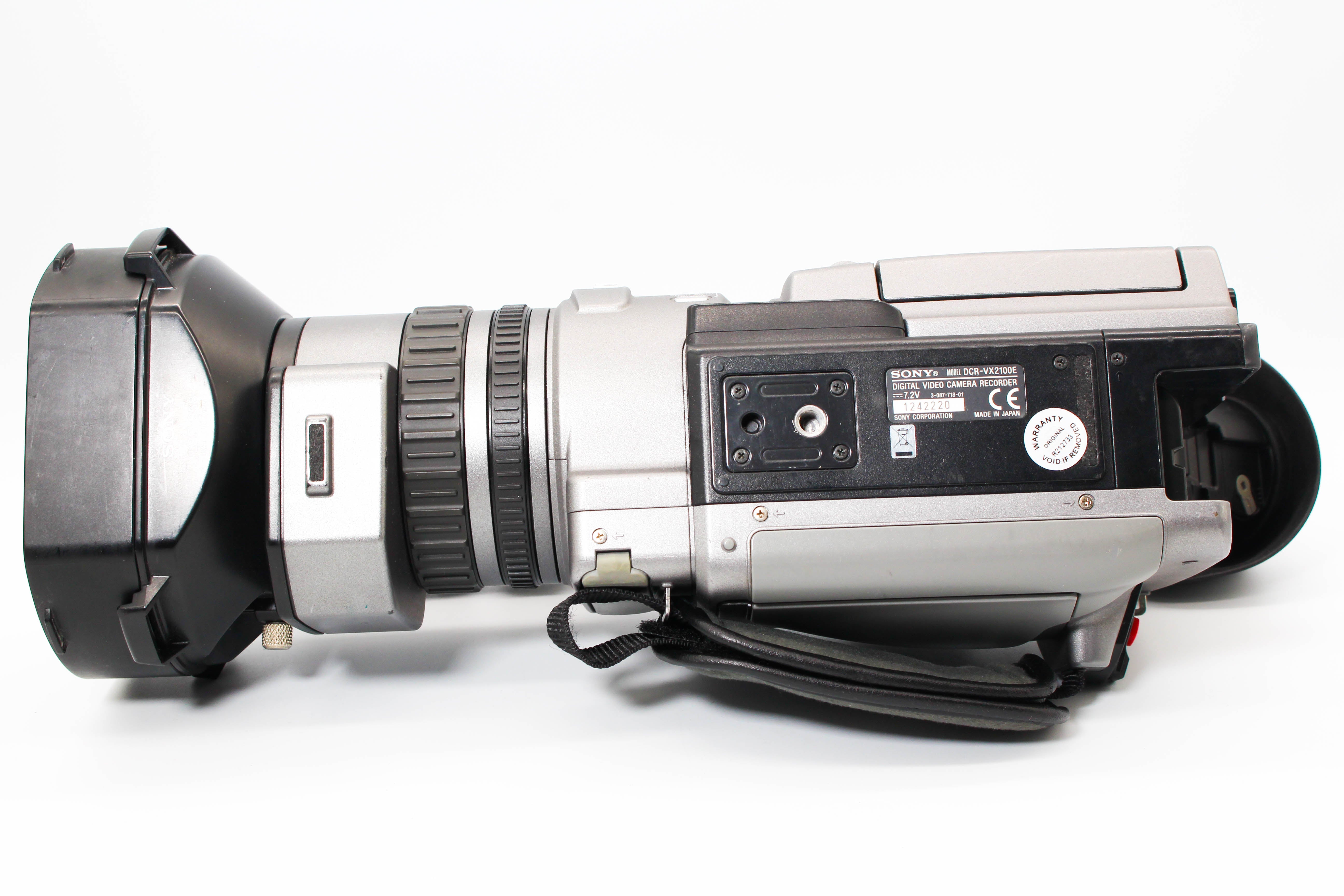 Sony DCR-VX2100E MiniDV Handheld Digital Video Camera Camcorder - Tested Bundle Excellent