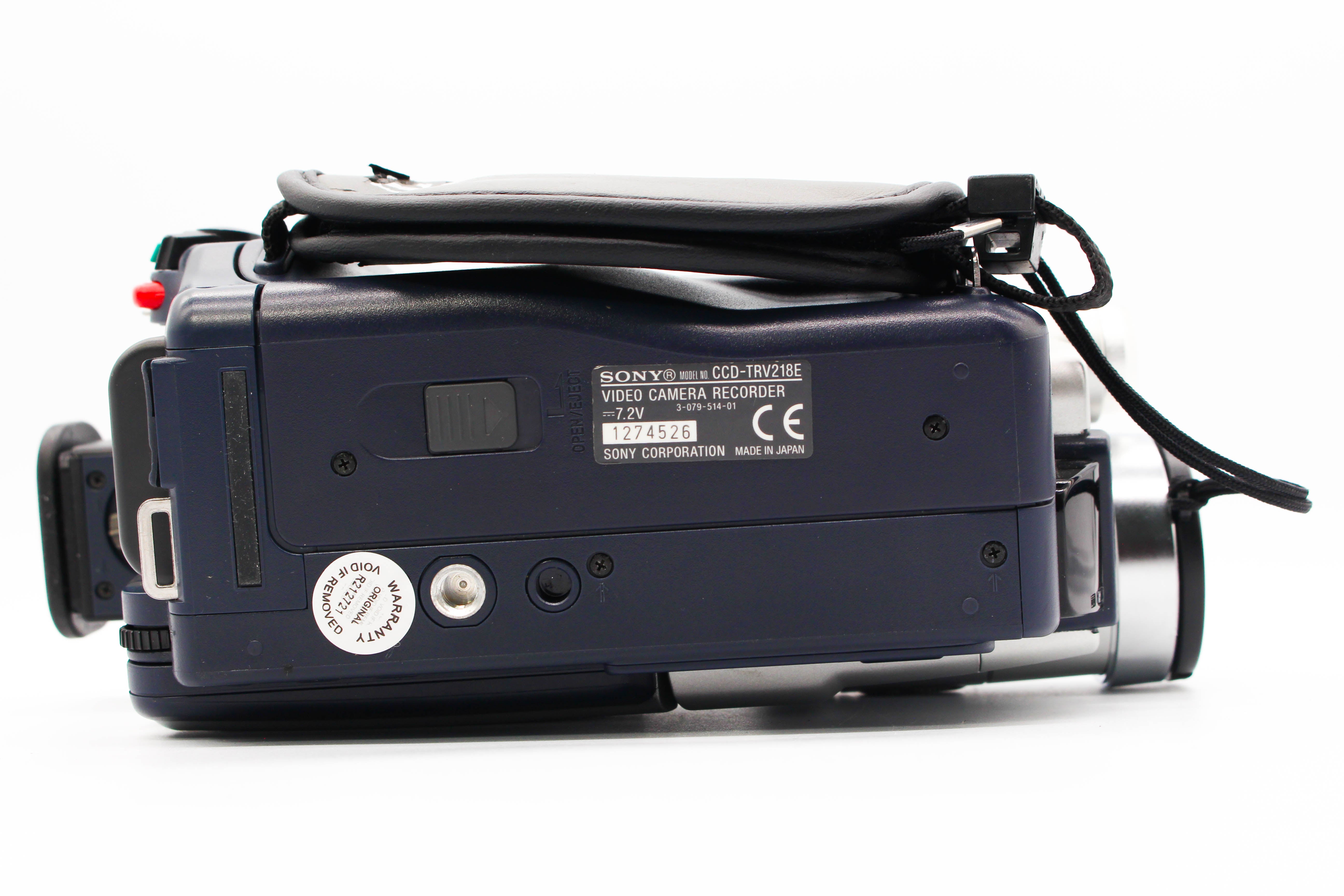 Sony CCD-TRV218E Hi8 Analog Camcorder Handycam Video Camera - Tested Bundle Good