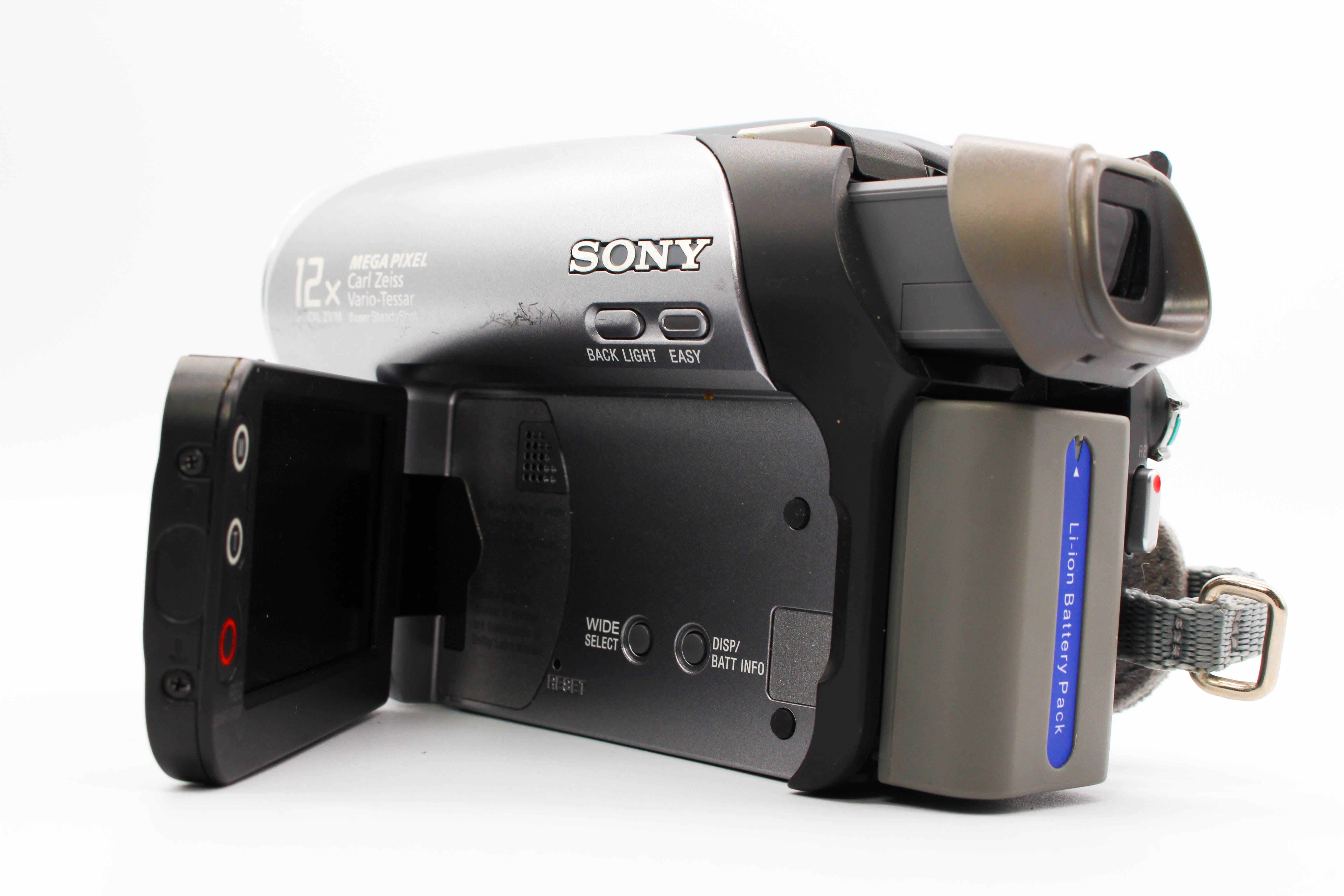 Sony DCR-DVD202E DVD Retro Handycam Digital Video Camcorder - Tested Bundle Good