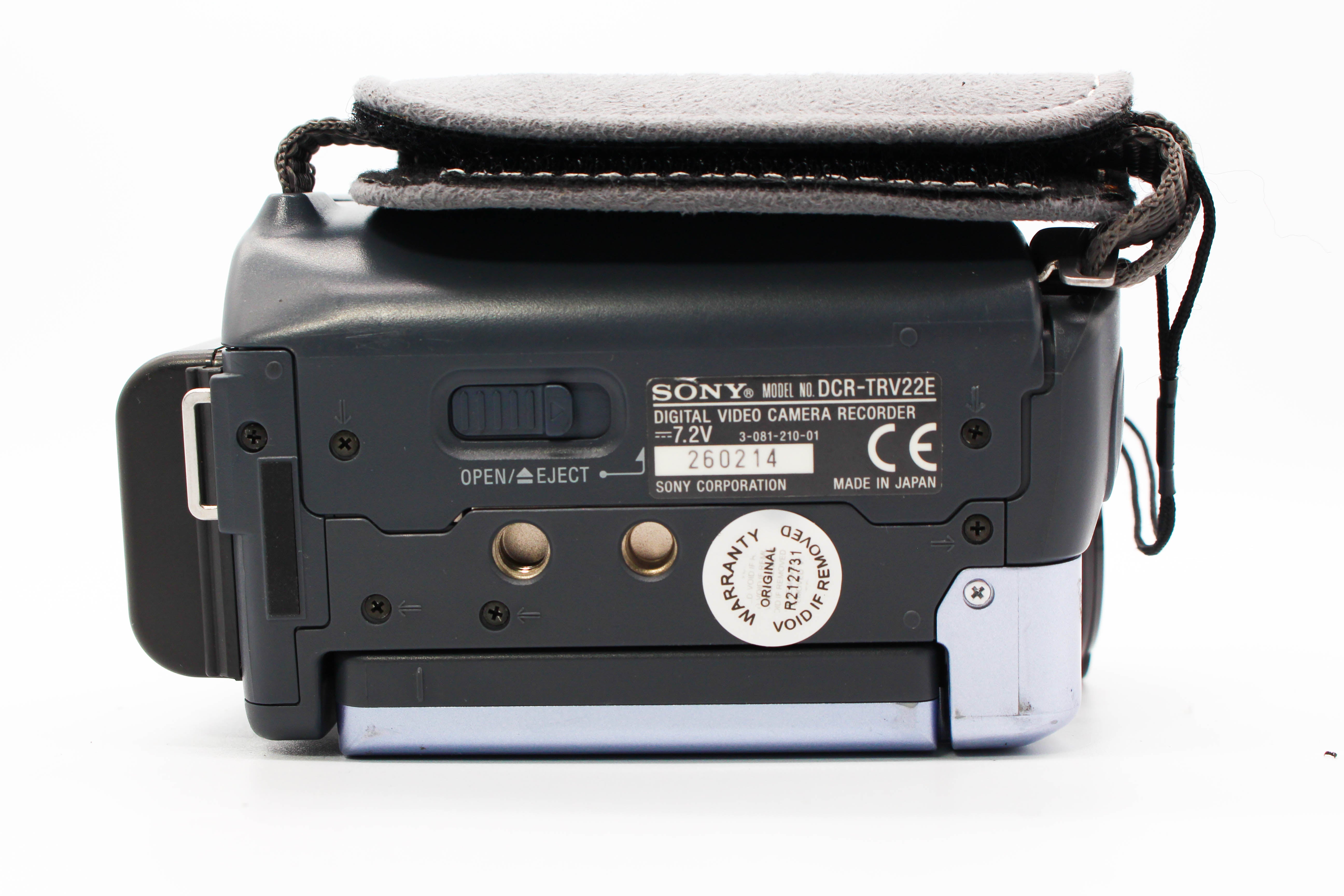 Sony DCR-TRV22E MiniDV Handycam Tape Digital Video Camcorder - Tested Bundle Good