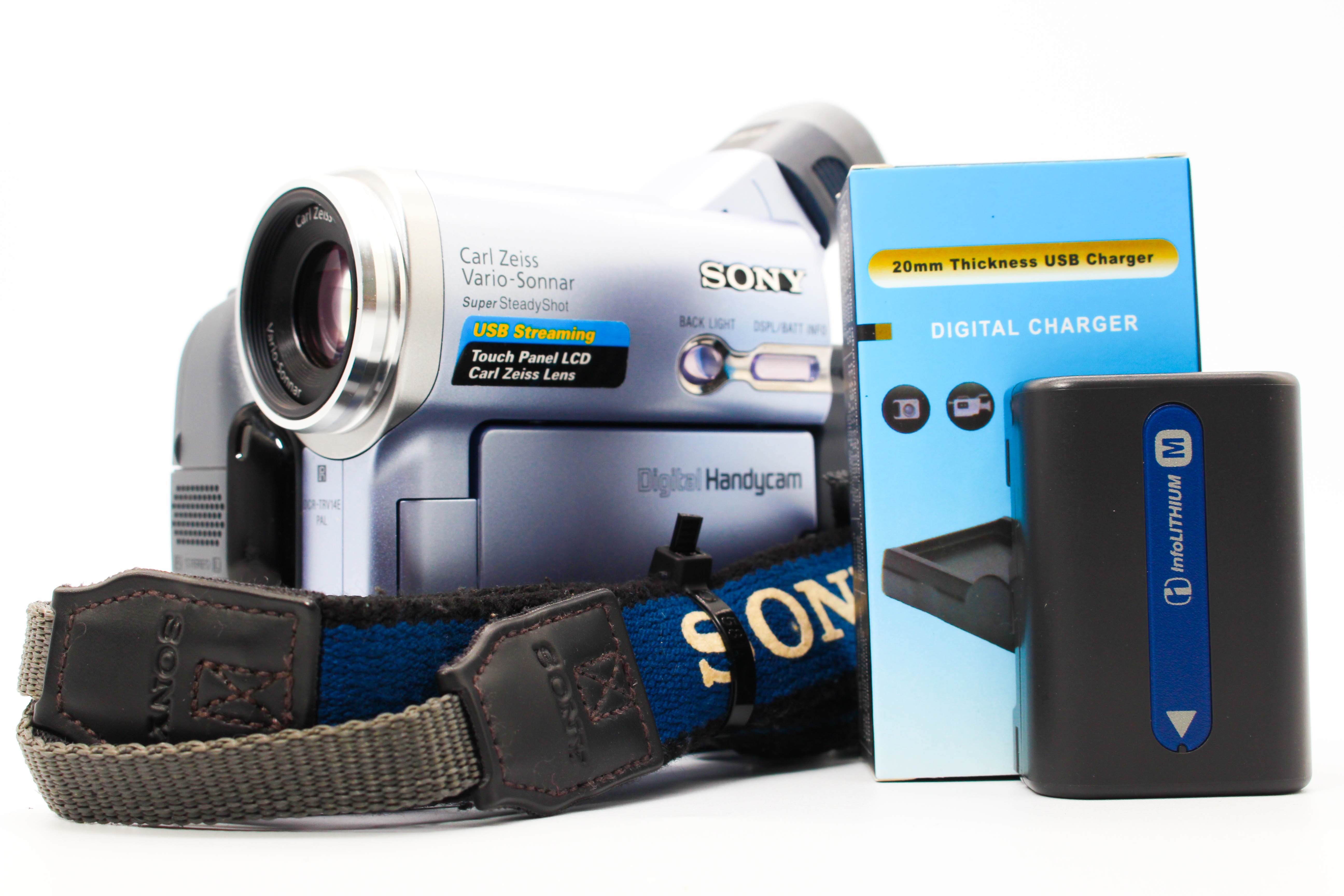 Sony DCR-TRV14E MiniDV Handycam Tape Digital Video Camcorder - Tested Bundle Good