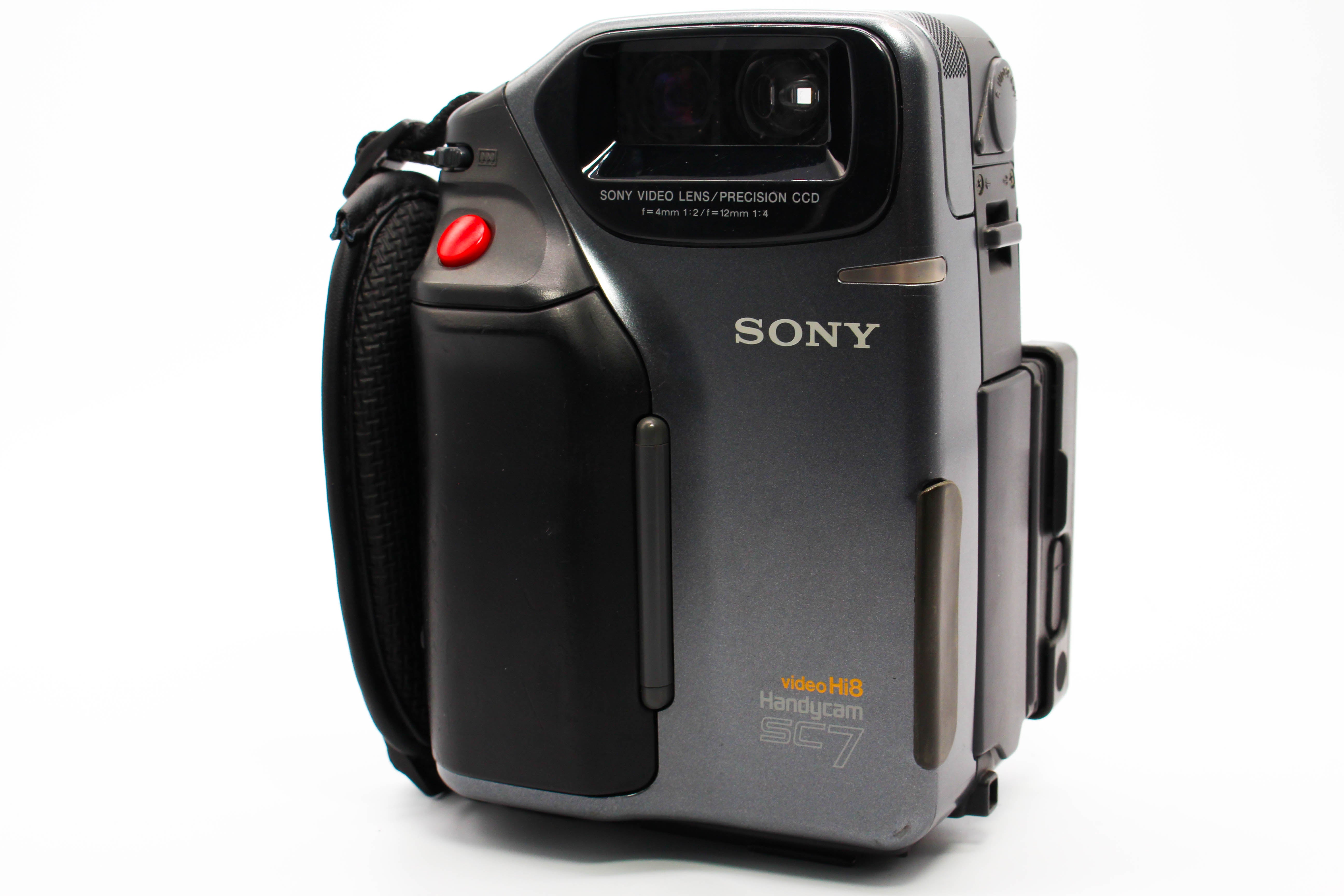 Sony CCD-SC7 NTSC Japanese Video8 8mm Analogue Video Camera Camcorder Rare - Tested Bundle Excellent