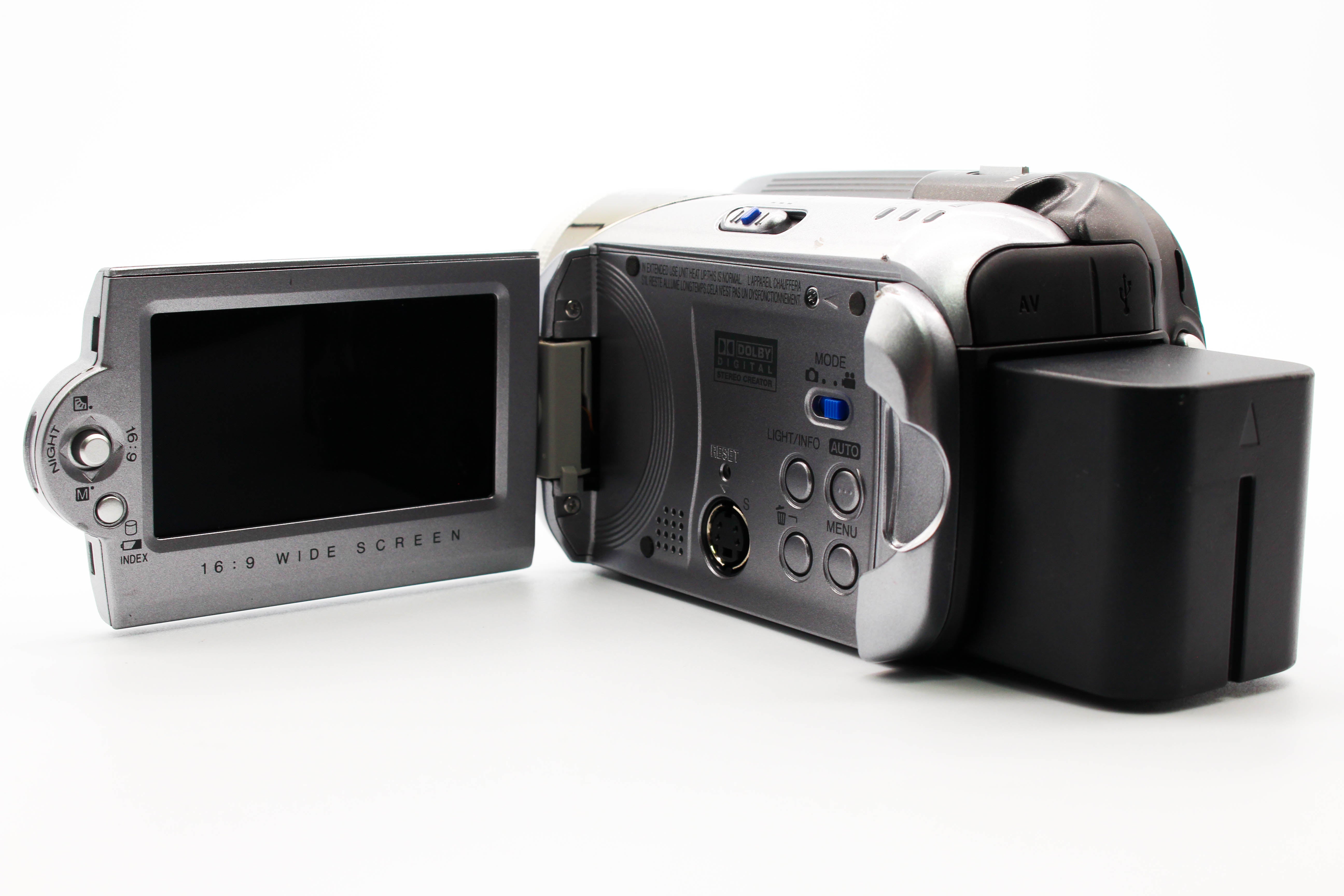 JVC Everic GZ-MG26E HD HDD Hard Disk Digital Video Camcorder Camera - Tested Bundle Good