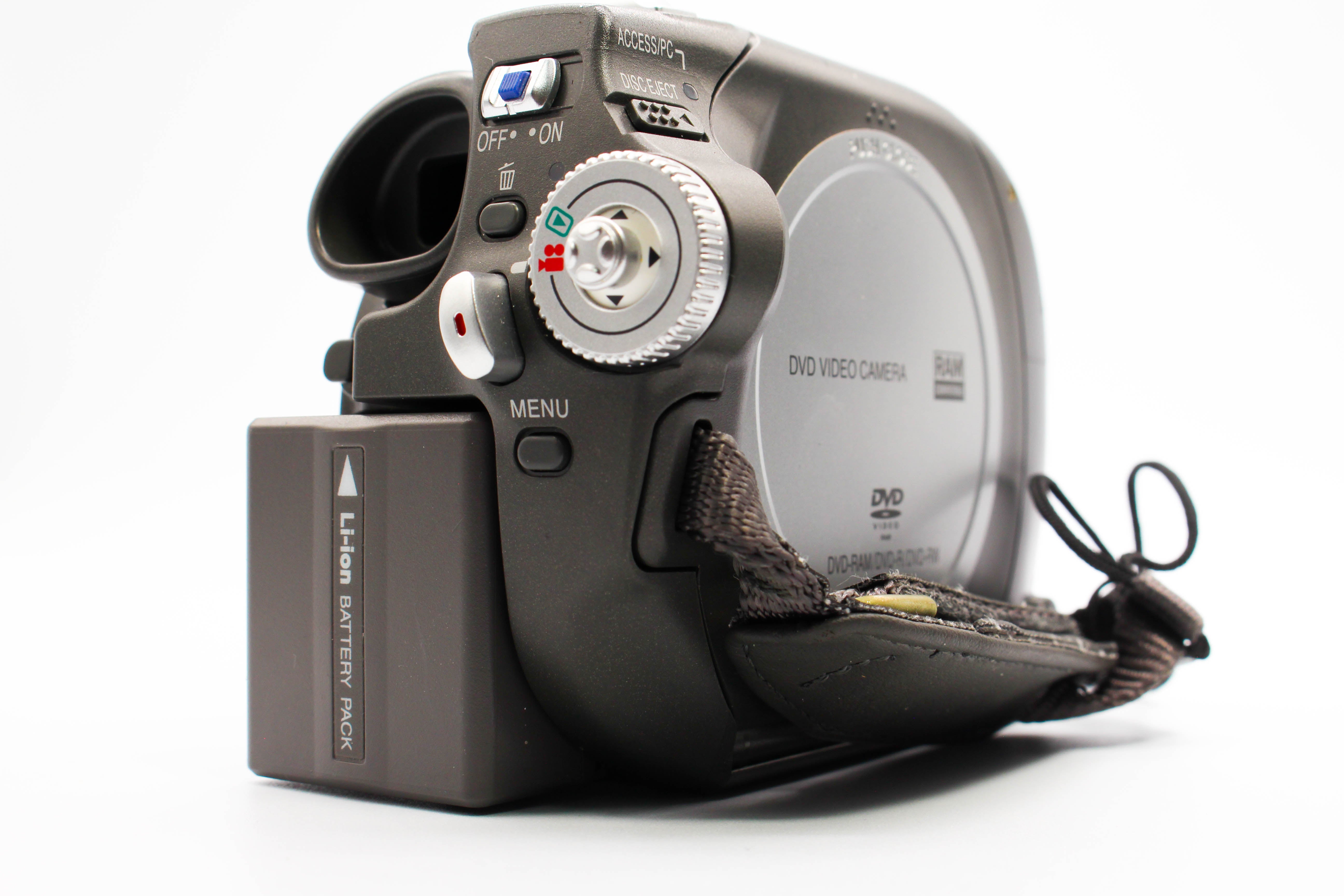 Panasonic VDR-D100EB DVD Video Handycam Camcorder Camera - Tested Bundle Good