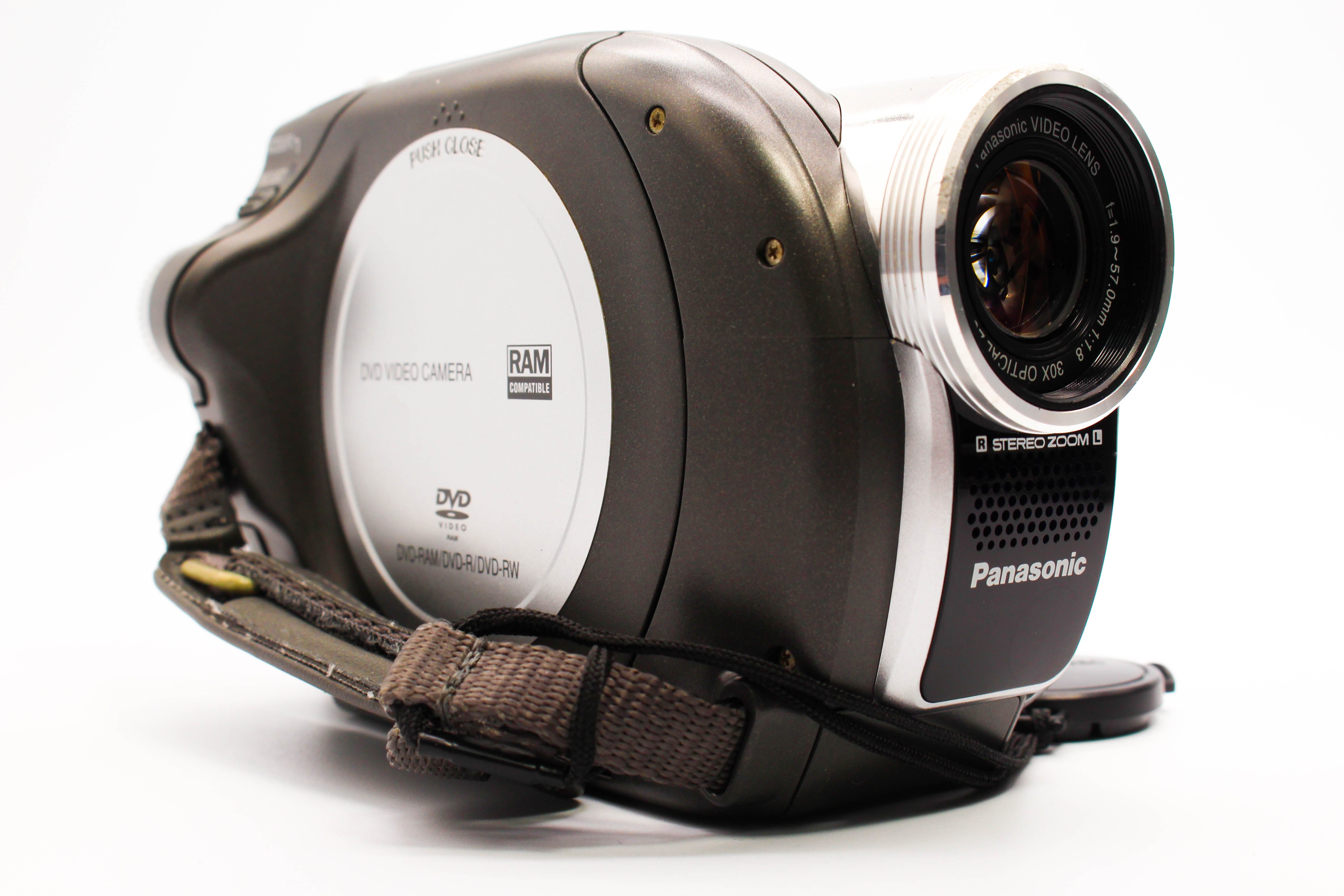 Panasonic VDR-D100EB DVD Video Handycam Camcorder Camera - Tested Bundle Good