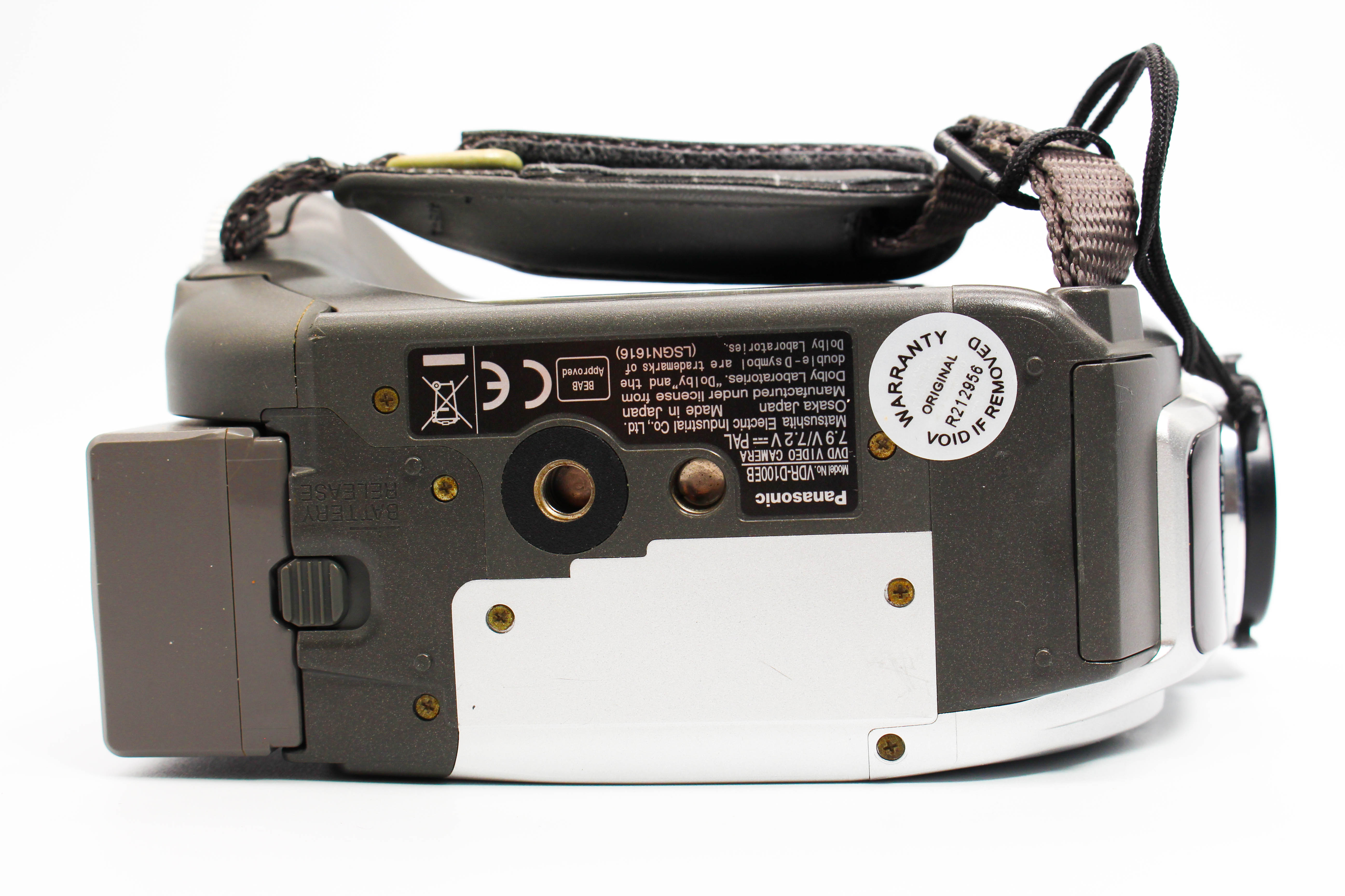 Panasonic VDR-D100EB DVD Video Handycam Camcorder Camera - Tested Bundle Good