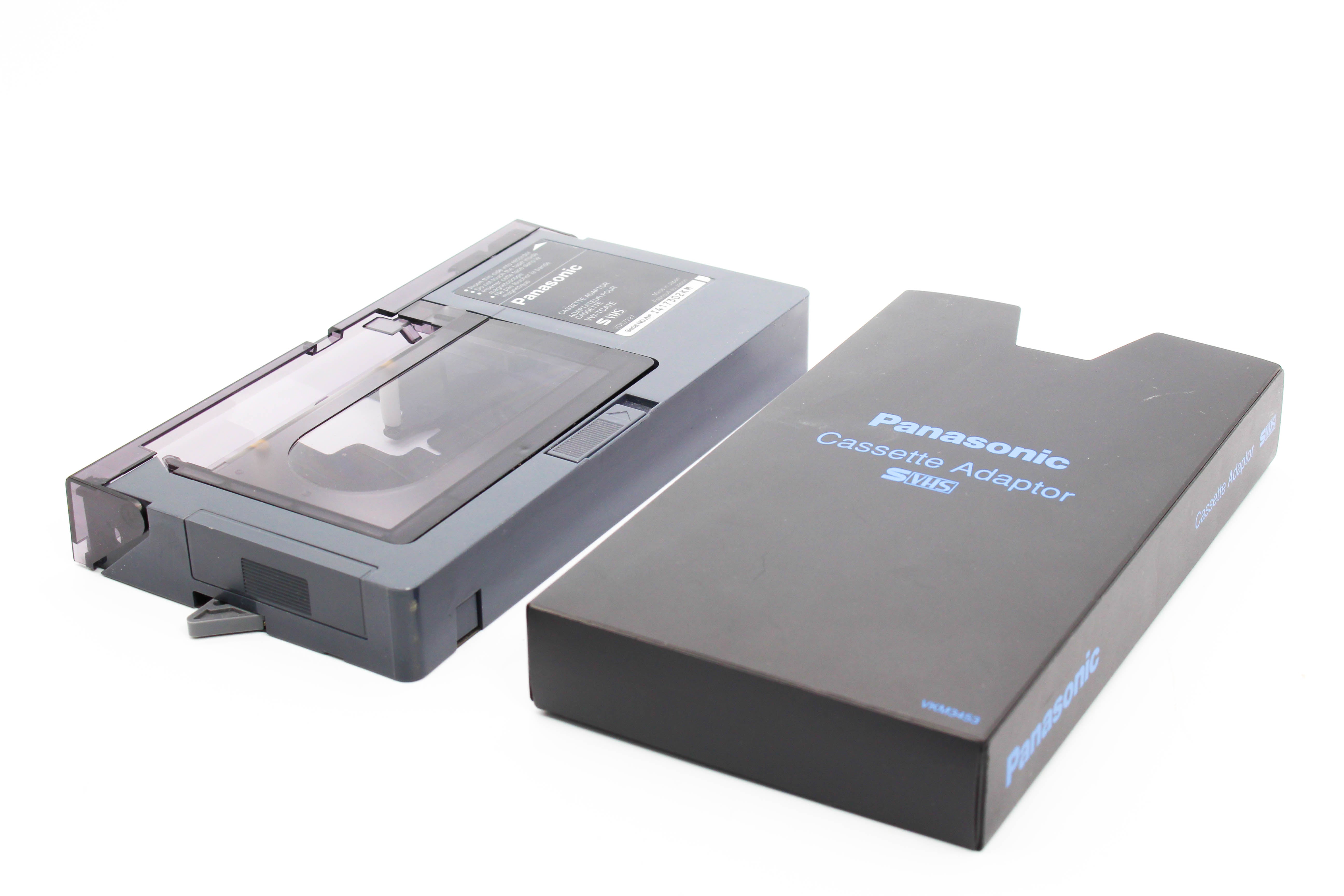 Panasonic VW-TCA7E Compact VHS-C to Full Size S VHS Tape Cassette Adapter - Tested Good