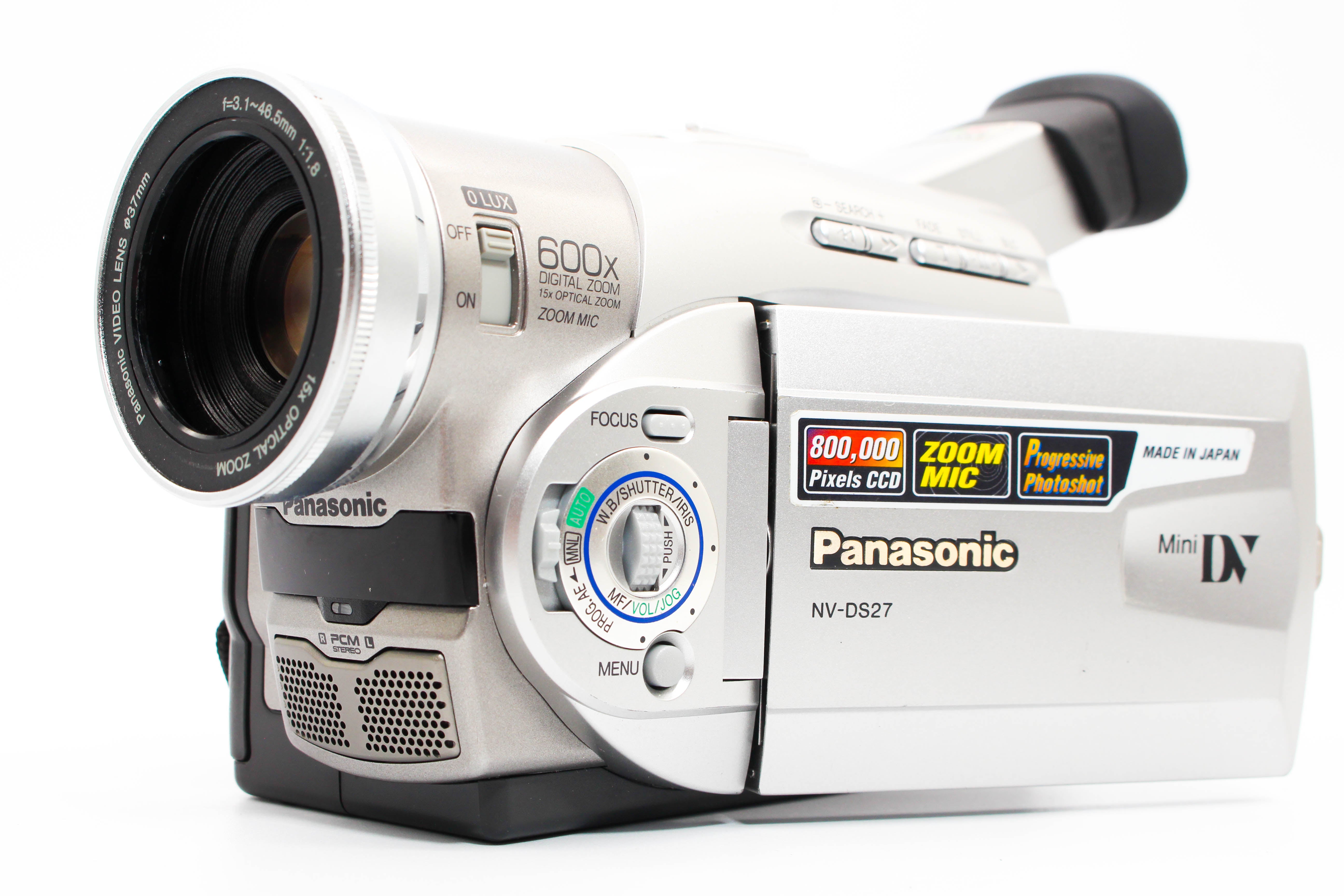 Panasonic NV-DS27B MiniDV Video Handycam Camcorder Camera - Tested Bundle Excellent