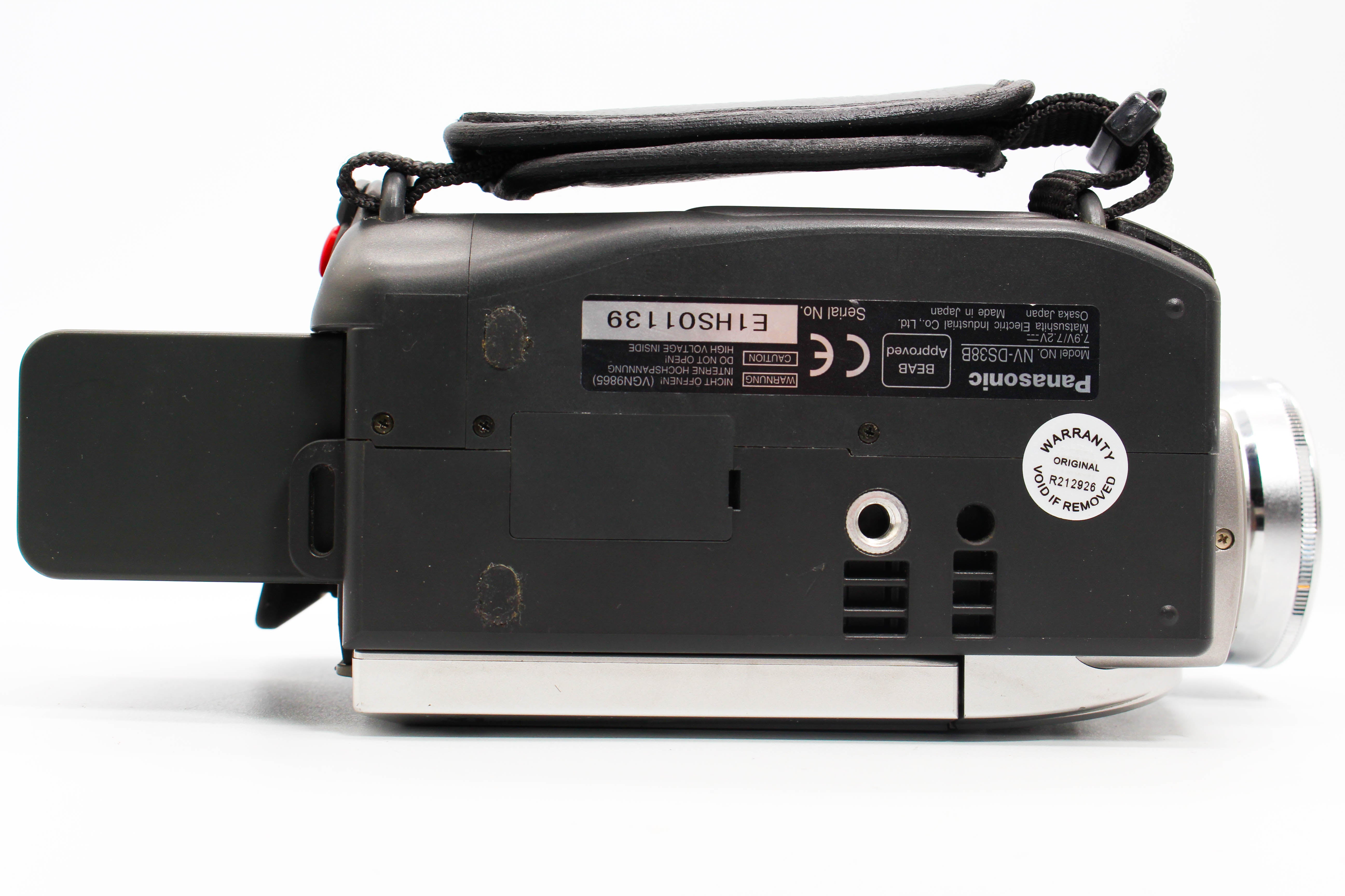 Panasonic NV-DS38B MiniDV Video Handycam Camcorder Camera - Tested Bundle
