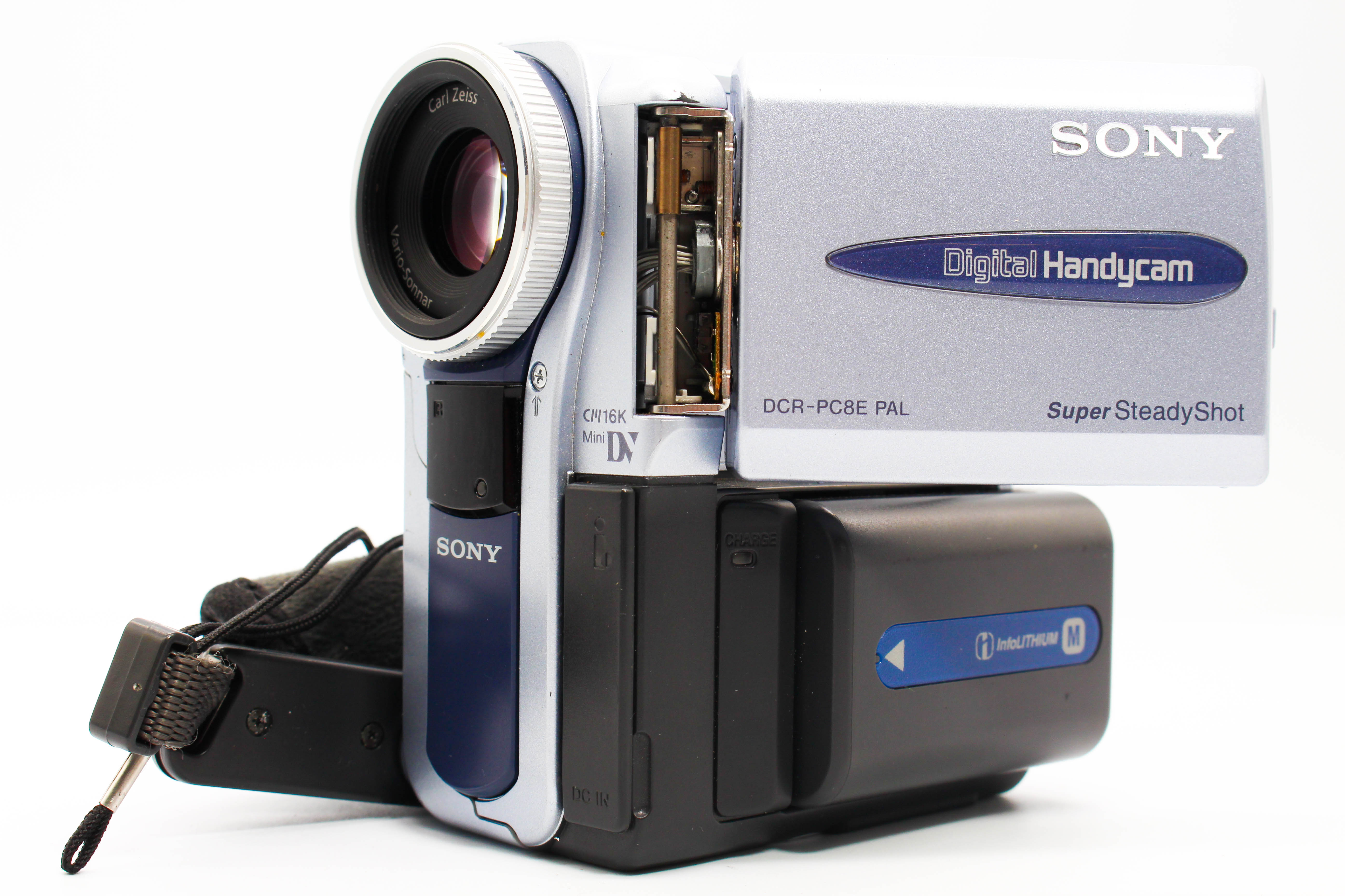 Sony DCR-PC8E MiniDV Handycam Camera Digital Video Camcorder - Tested Bundle