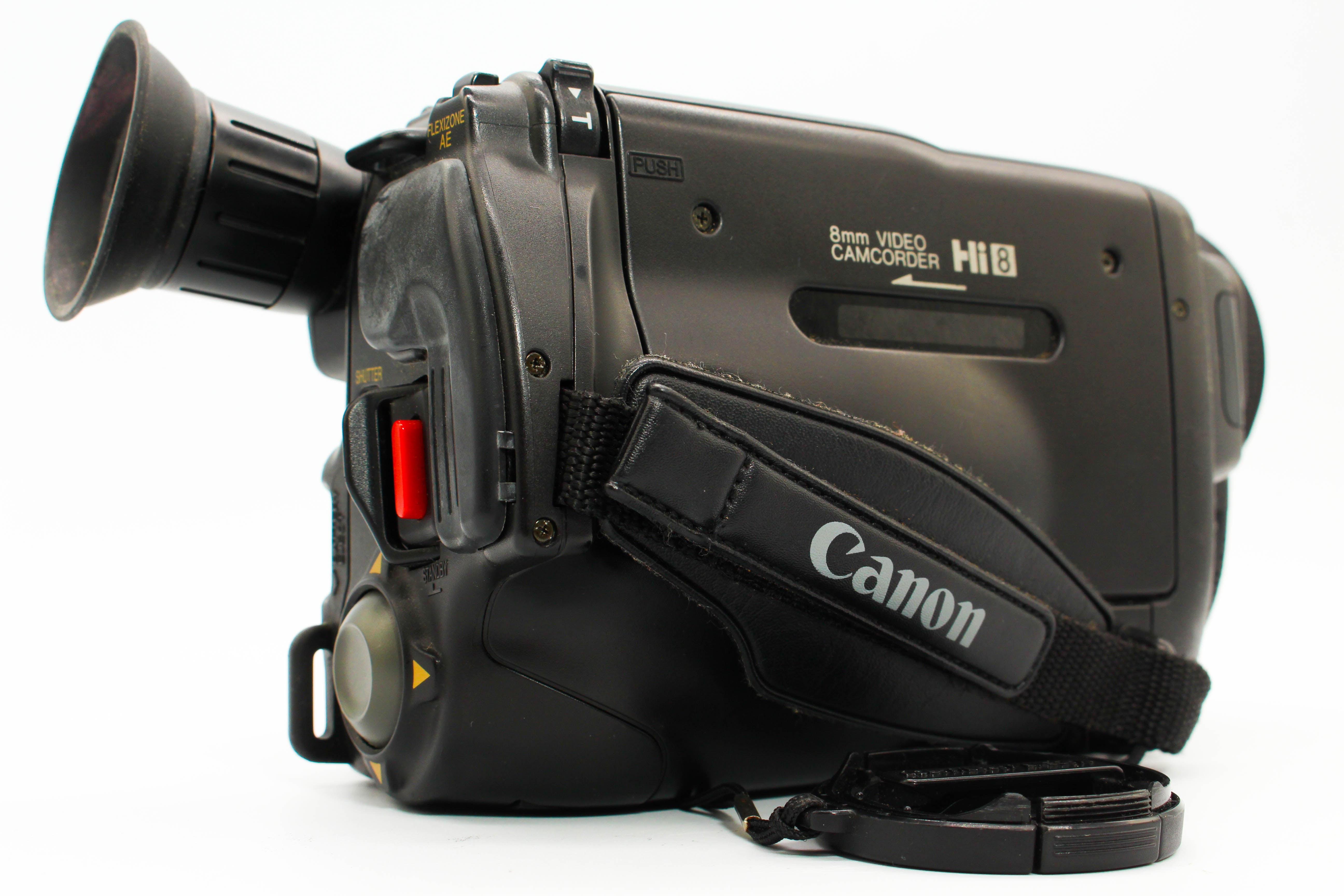 Canon UC8HiE Hi8 8mm Handycam Camera Analog Video Camcorder - Tested Bundle
