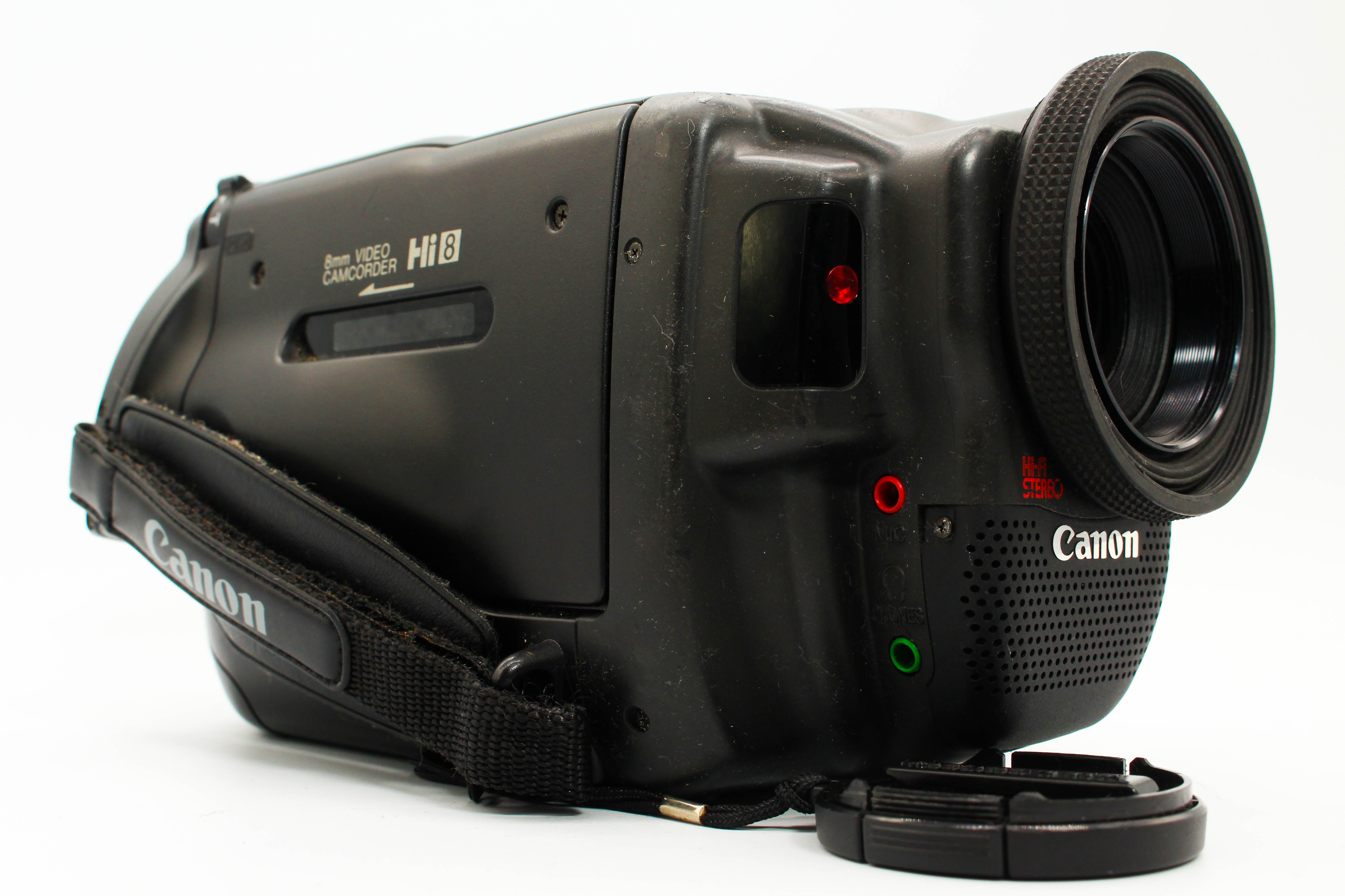Canon UC8HiE Hi8 8mm Handycam Camera Analog Video Camcorder - Tested Bundle