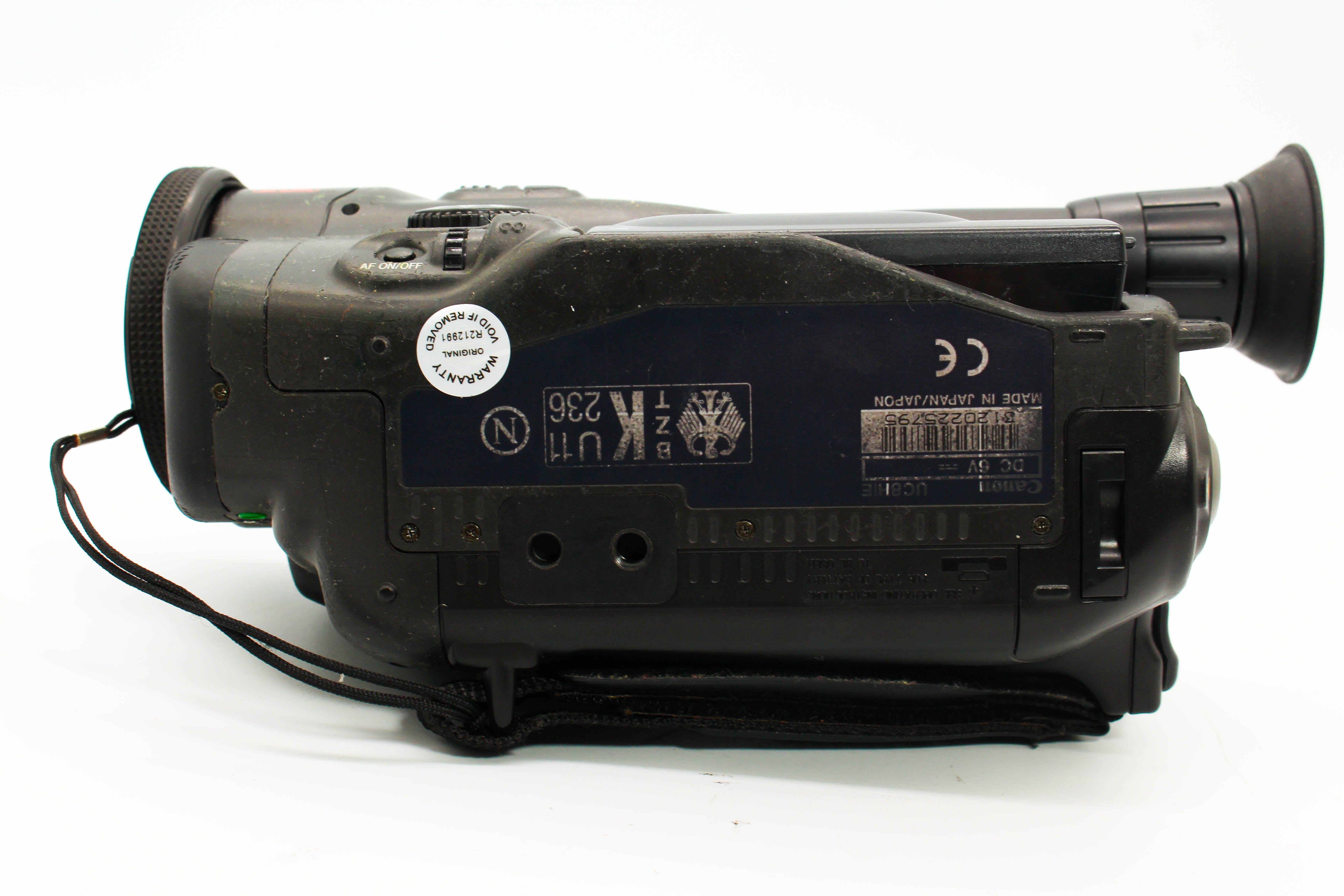 Canon UC8HiE Hi8 8mm Handycam Camera Analog Video Camcorder - Tested Bundle