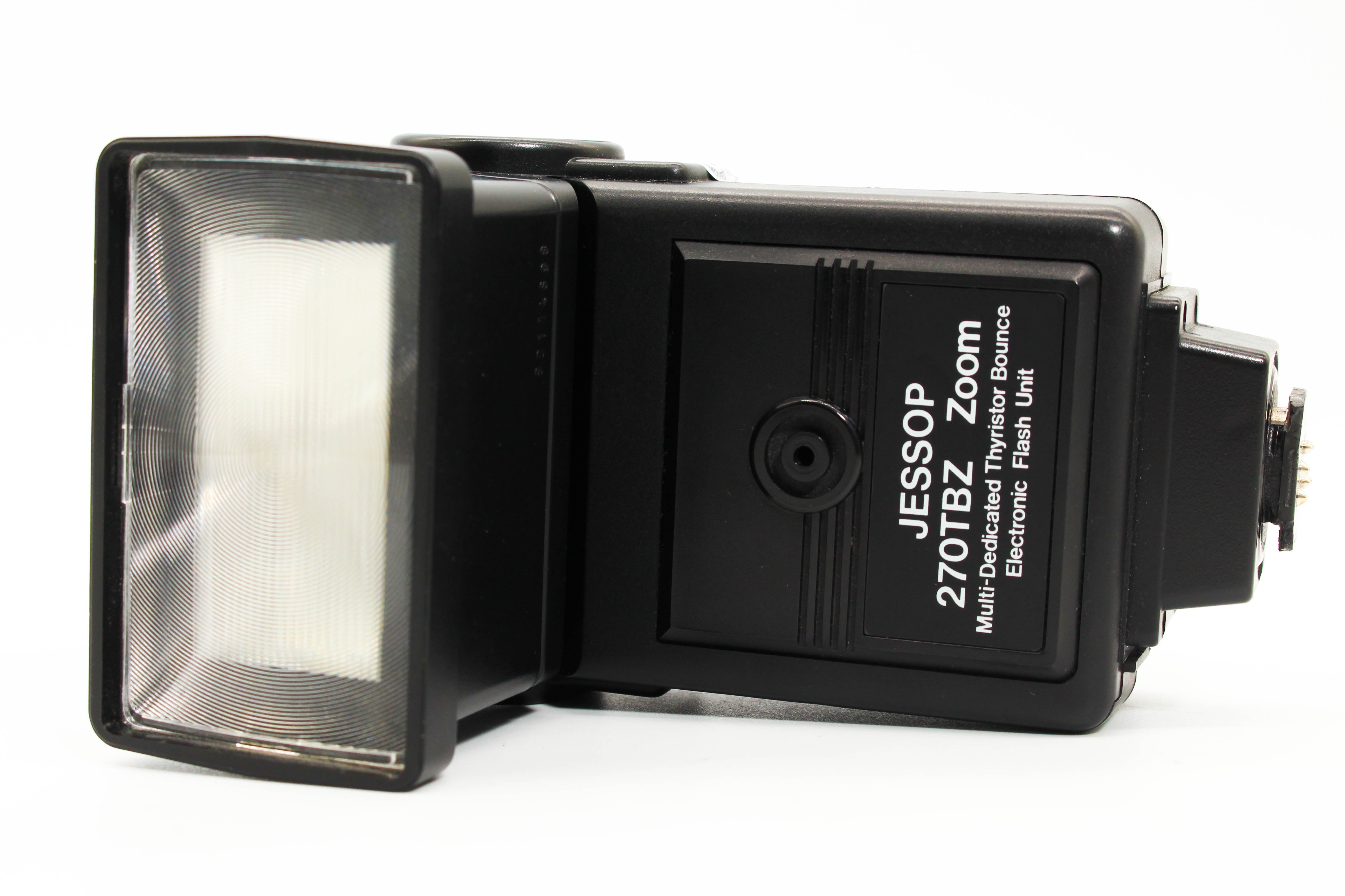 Jessop 270TBZ Zoom Multi-Dedicated Thyristor Bounce Electronic Flash Unit For Vintage Film Photo Cameras - Tested Excellent