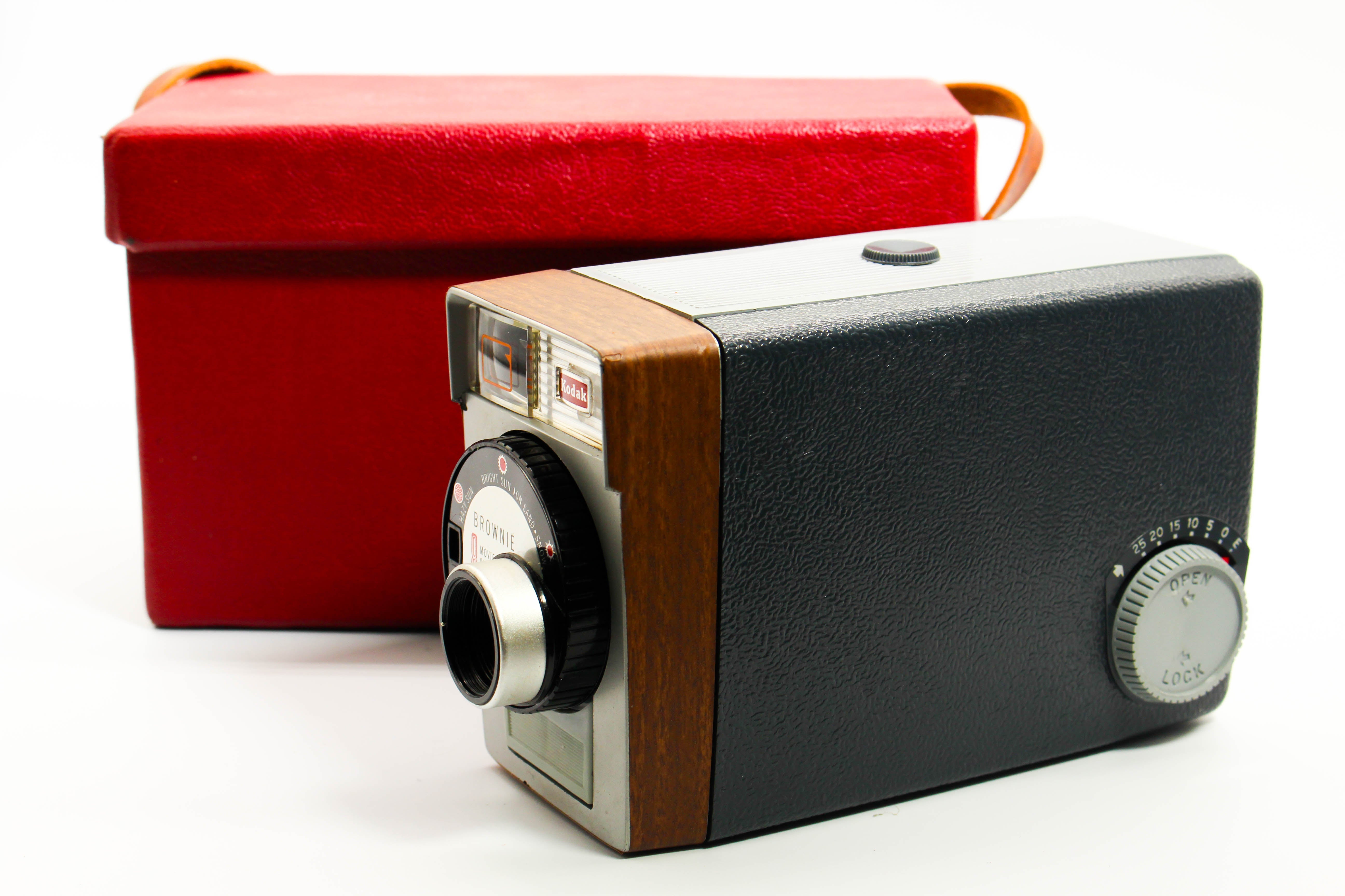 Kodak Brownie Double 8mm Vintage Mechanical Cine Film Camera f/2.7 - Tested Bundle Excellent