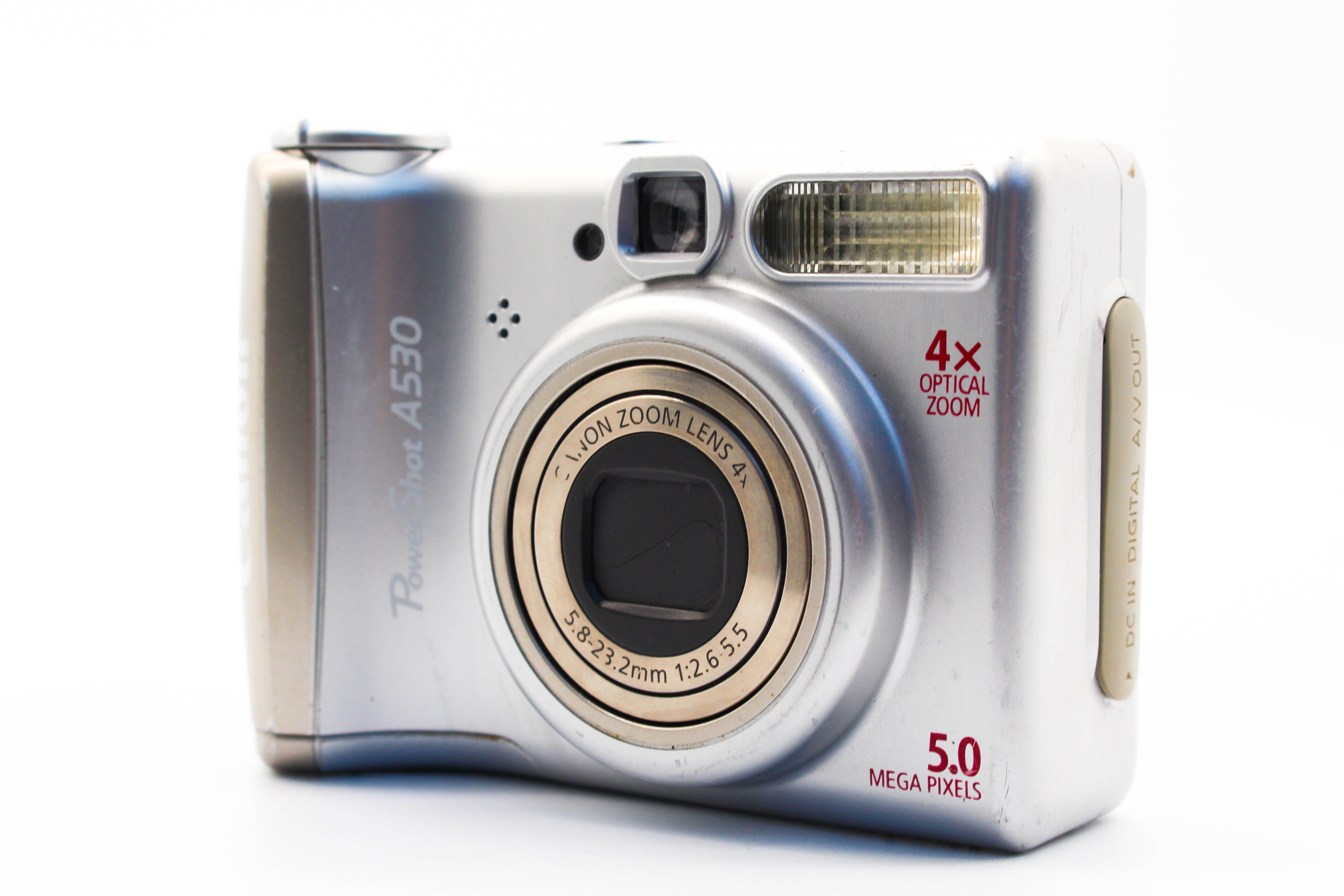 Canon PowerShot A530 SD Card Compact Digital Photo Video Retro Camera Digicam - Tested Bundle Excellent