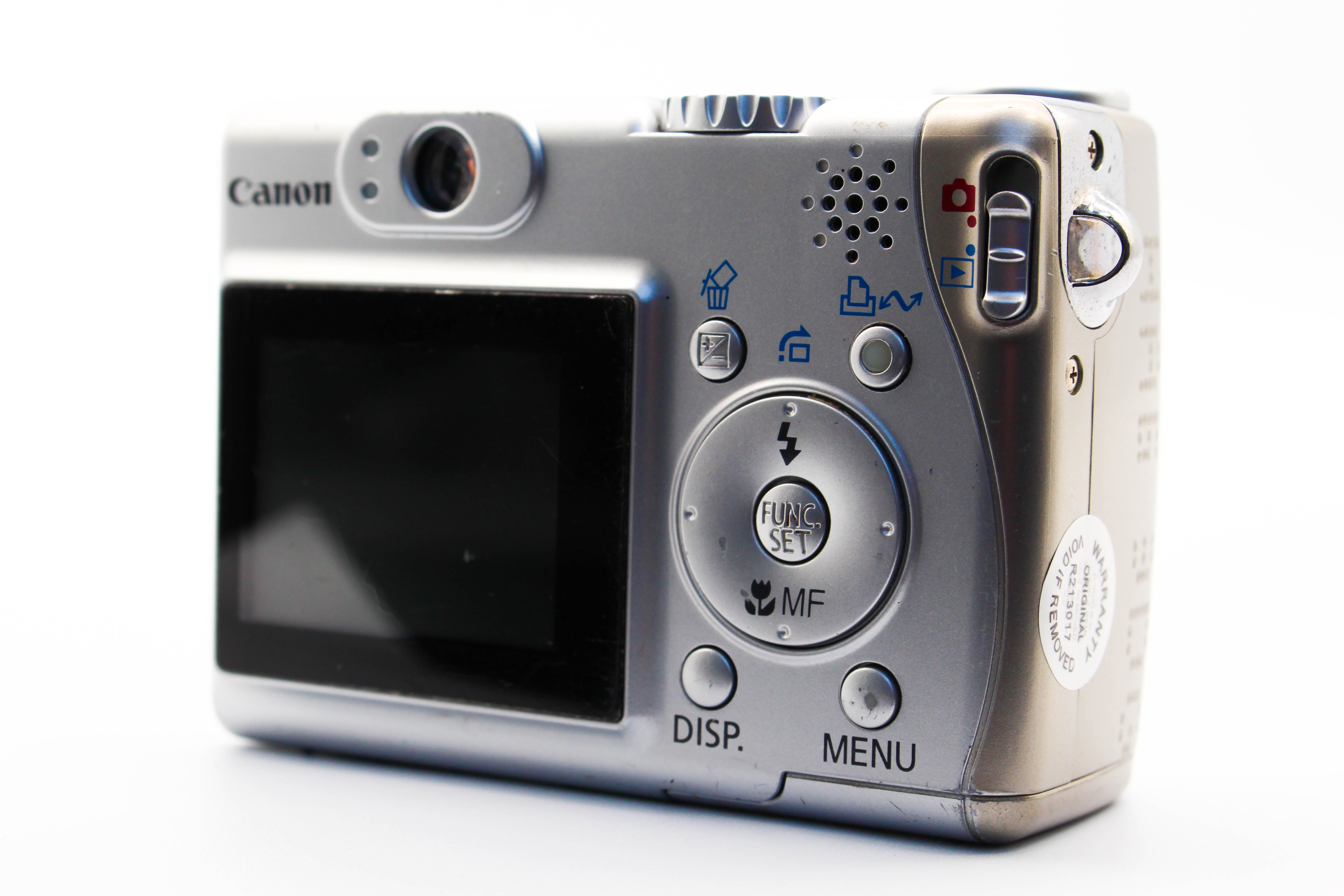 Canon PowerShot A530 SD Card Compact Digital Photo Video Retro Camera Digicam - Tested Bundle Excellent
