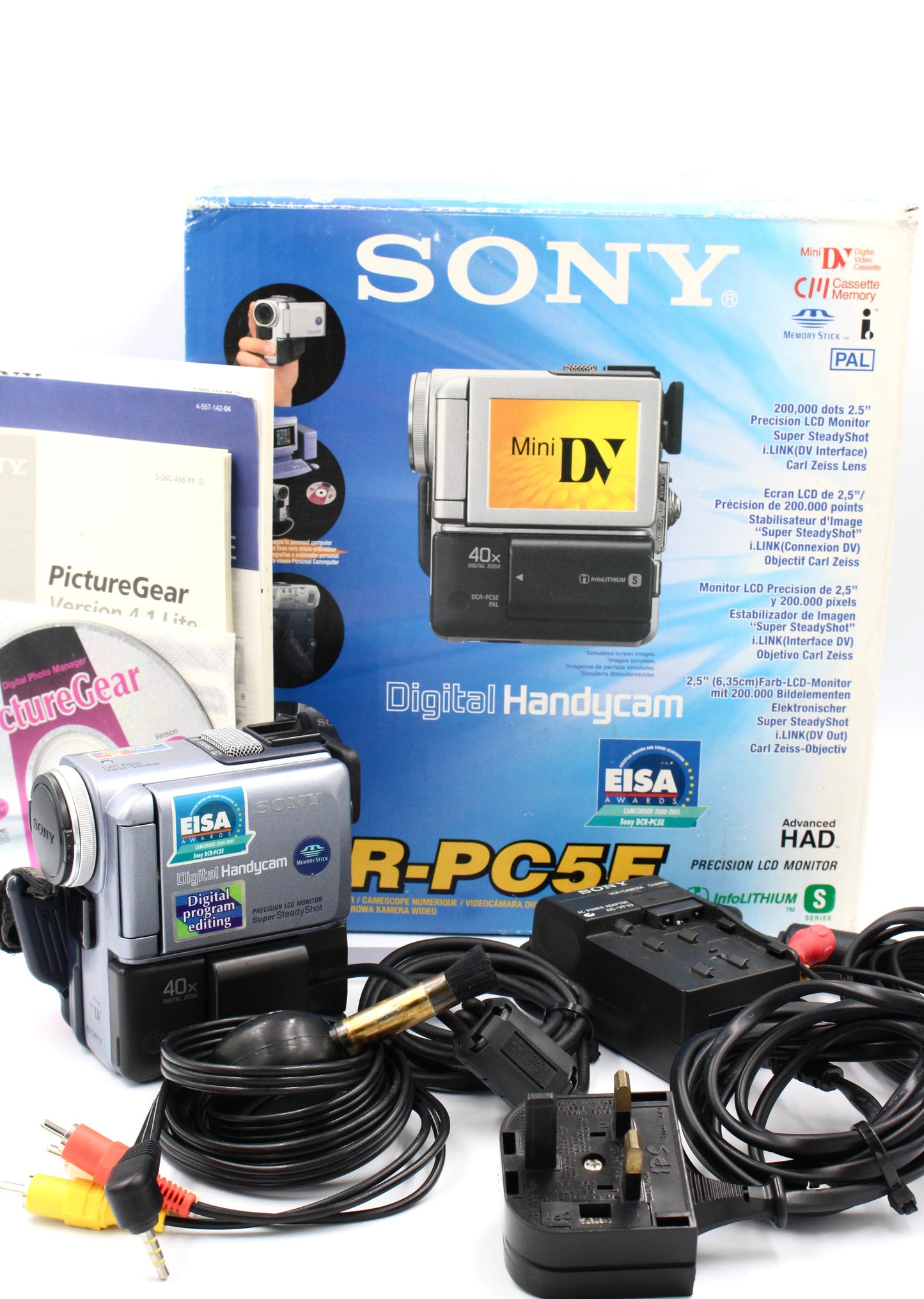 Sony DCR-PC5E MiniDV Digital Video Camcorder Camera PAL Excellent