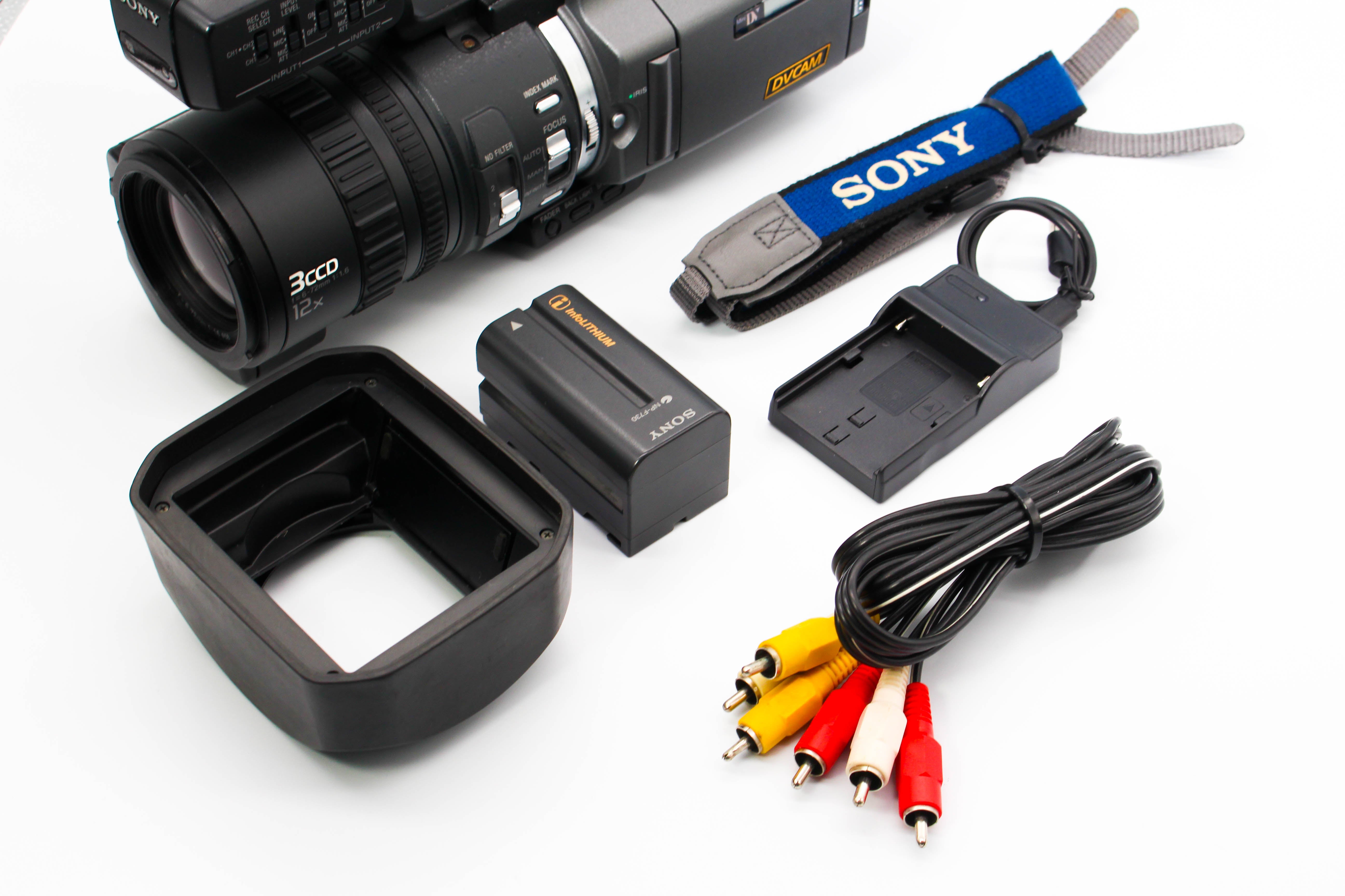 Sony DSR-PD170P MiniDV Handheld Digital Video Camera Camcorder - Tested Bundle Excellent