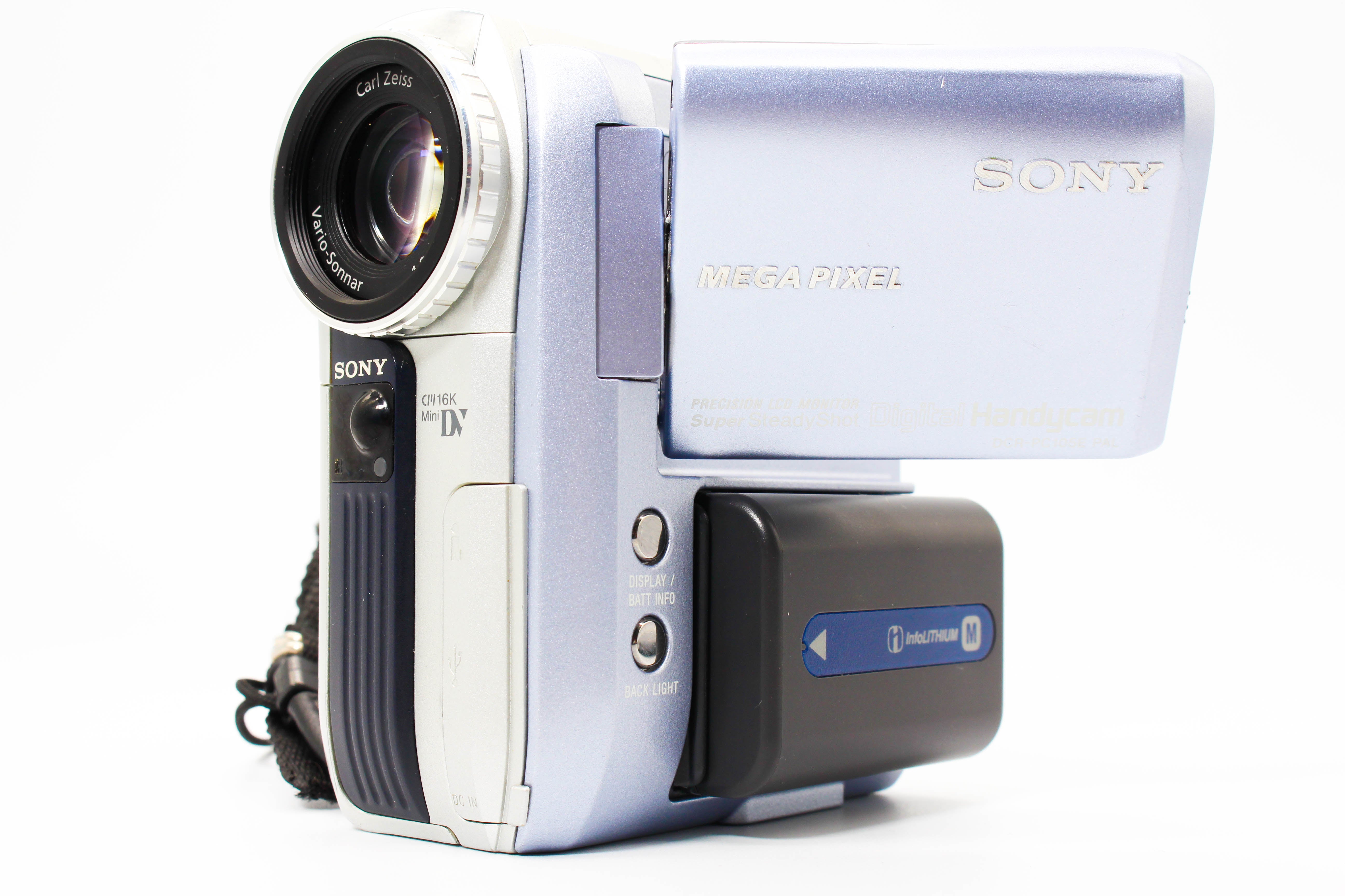 Sony DCR-PC105E MiniDV Handycam Tape Digital Video Camcorder - Tested Bundle Excellent