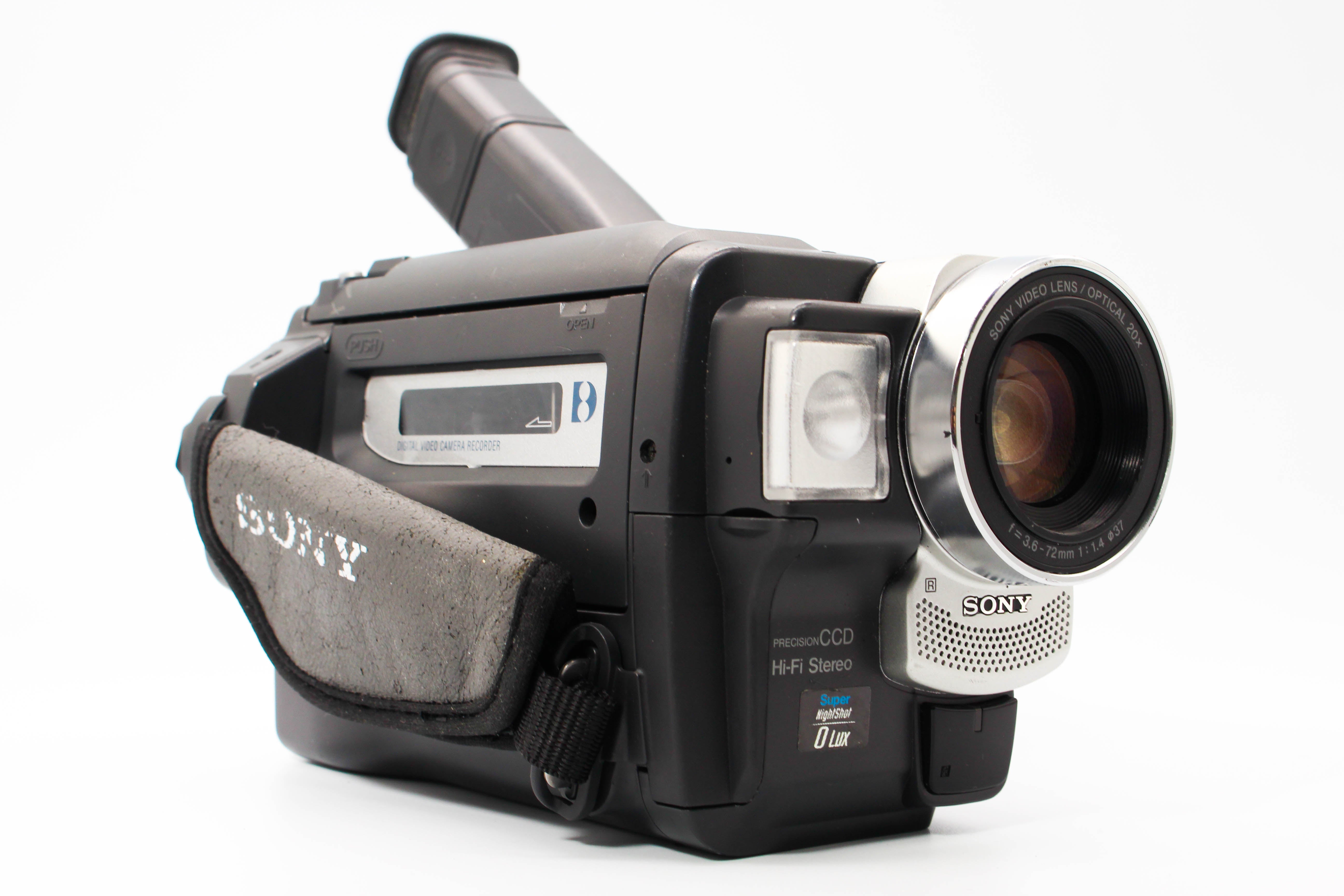 Sony DCR-TRV130E Digital8 Hi8 Video8 Handycam Tape Digital Video Camcorder - Tested Bundle Good