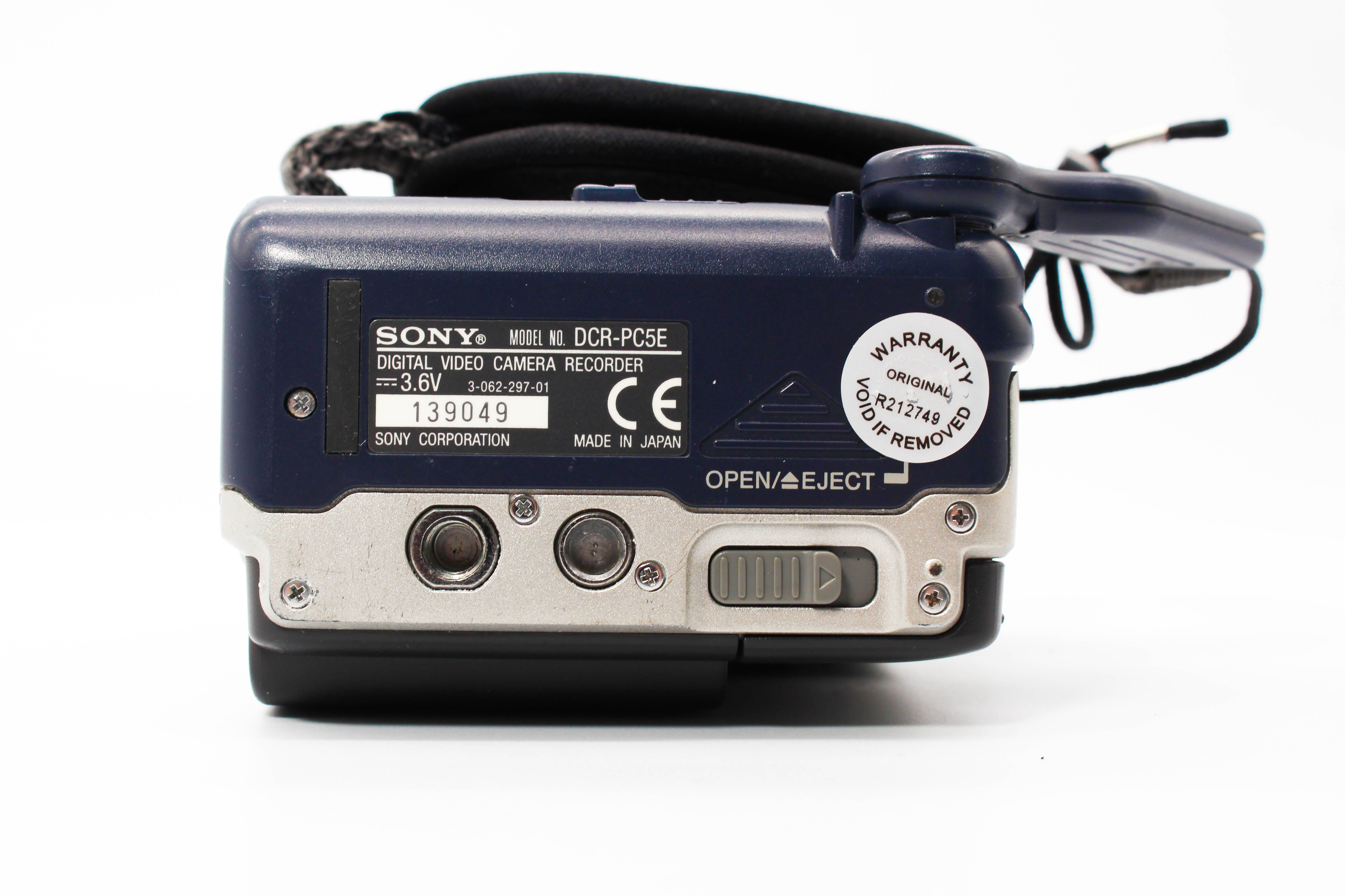 Sony DCR-PC5E MiniDV Handycam Tape Digital Video Camcorder - Tested Bundle