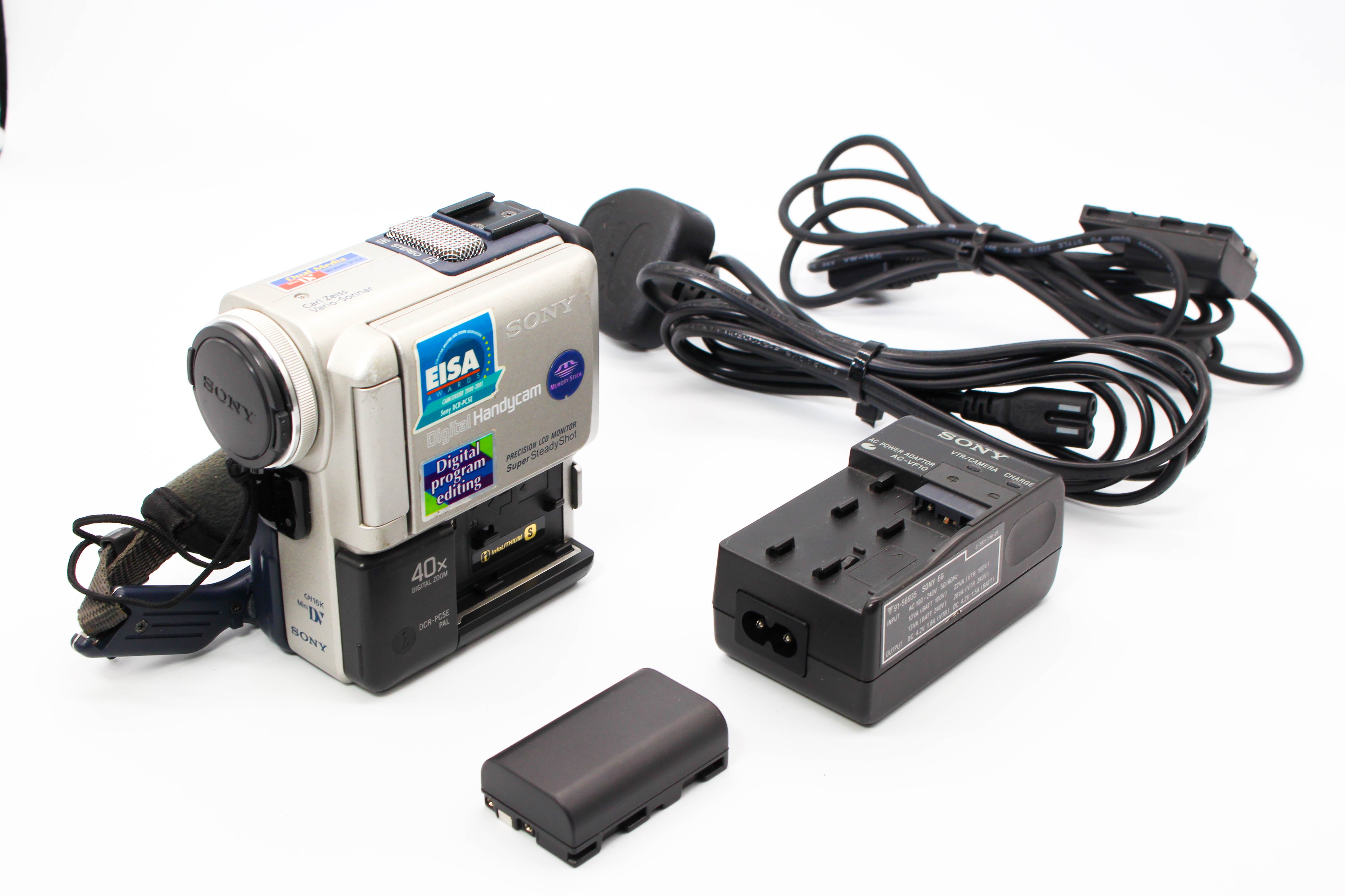 Sony DCR-PC5E MiniDV Handycam Tape Digital Video Camcorder - Tested Bundle