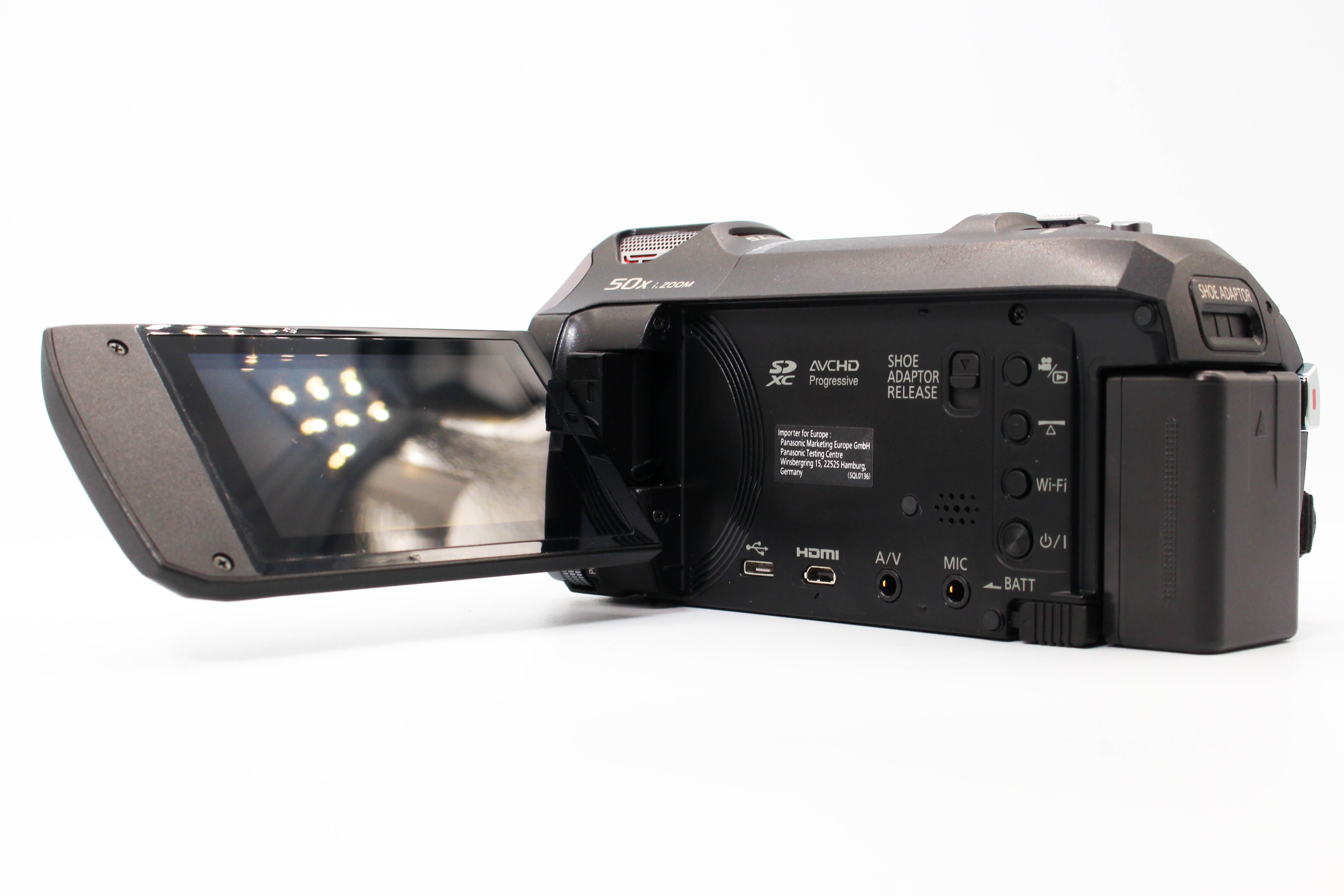 Panasonic HC-V770 HD SD Card Digital Video Camcorder - Tested Bundle Excellent