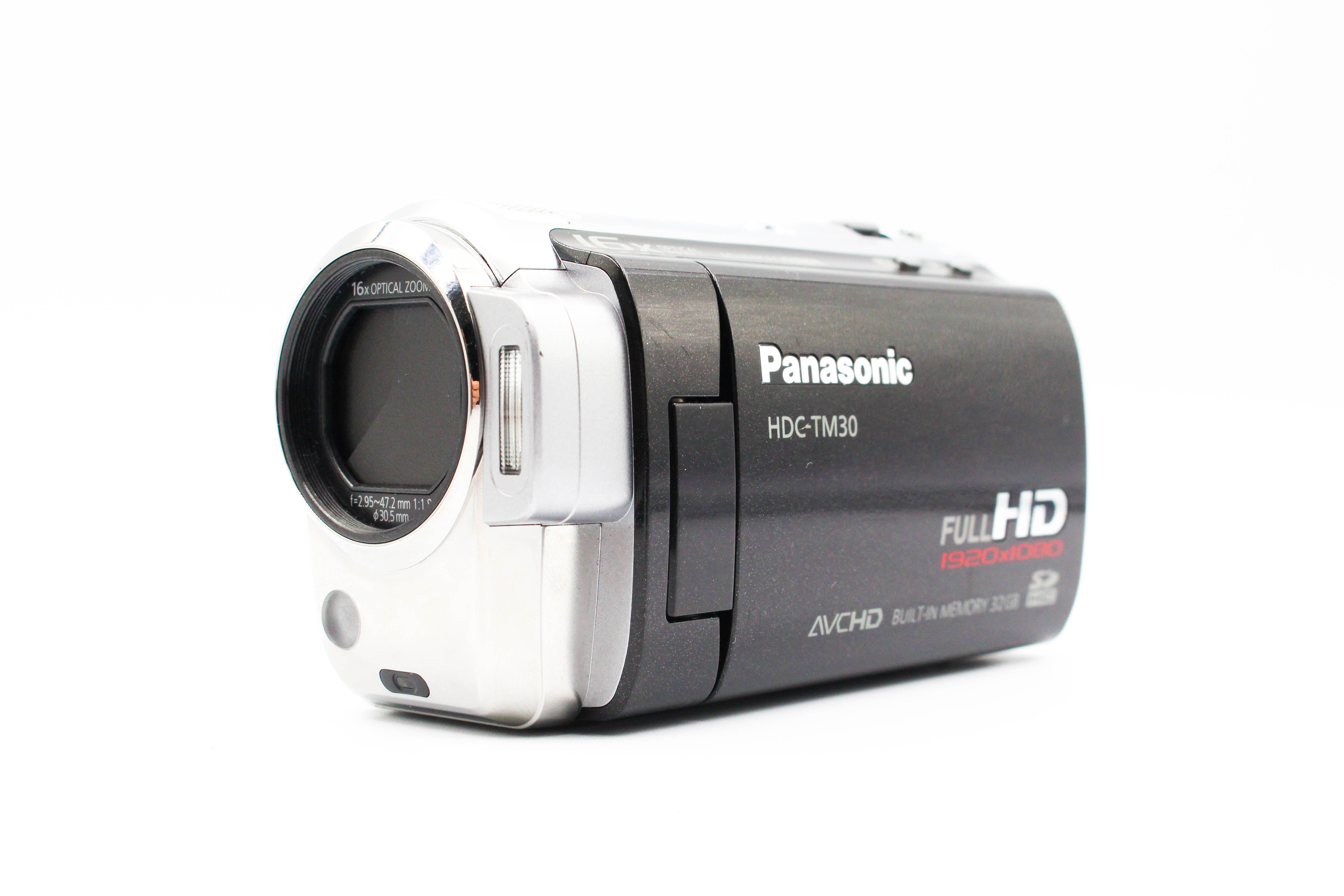 Panasonic HDC-TM30 Camcorder Digital Video Camera - Tested Bundle Excellent