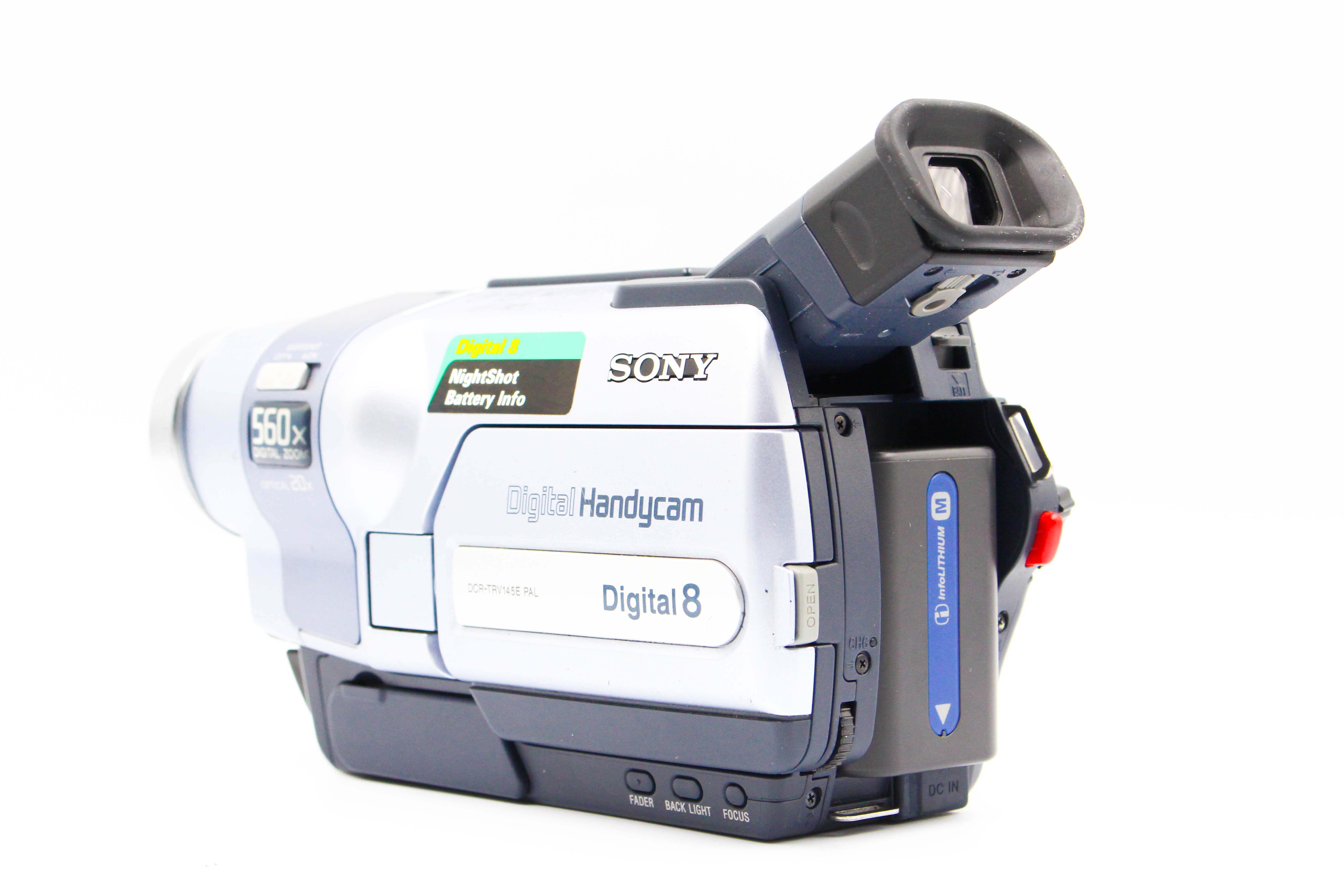 Sony DCR-TRV145E Digital8 Tape Camcorder Digital Video Camera - Tested Bundle Excellent