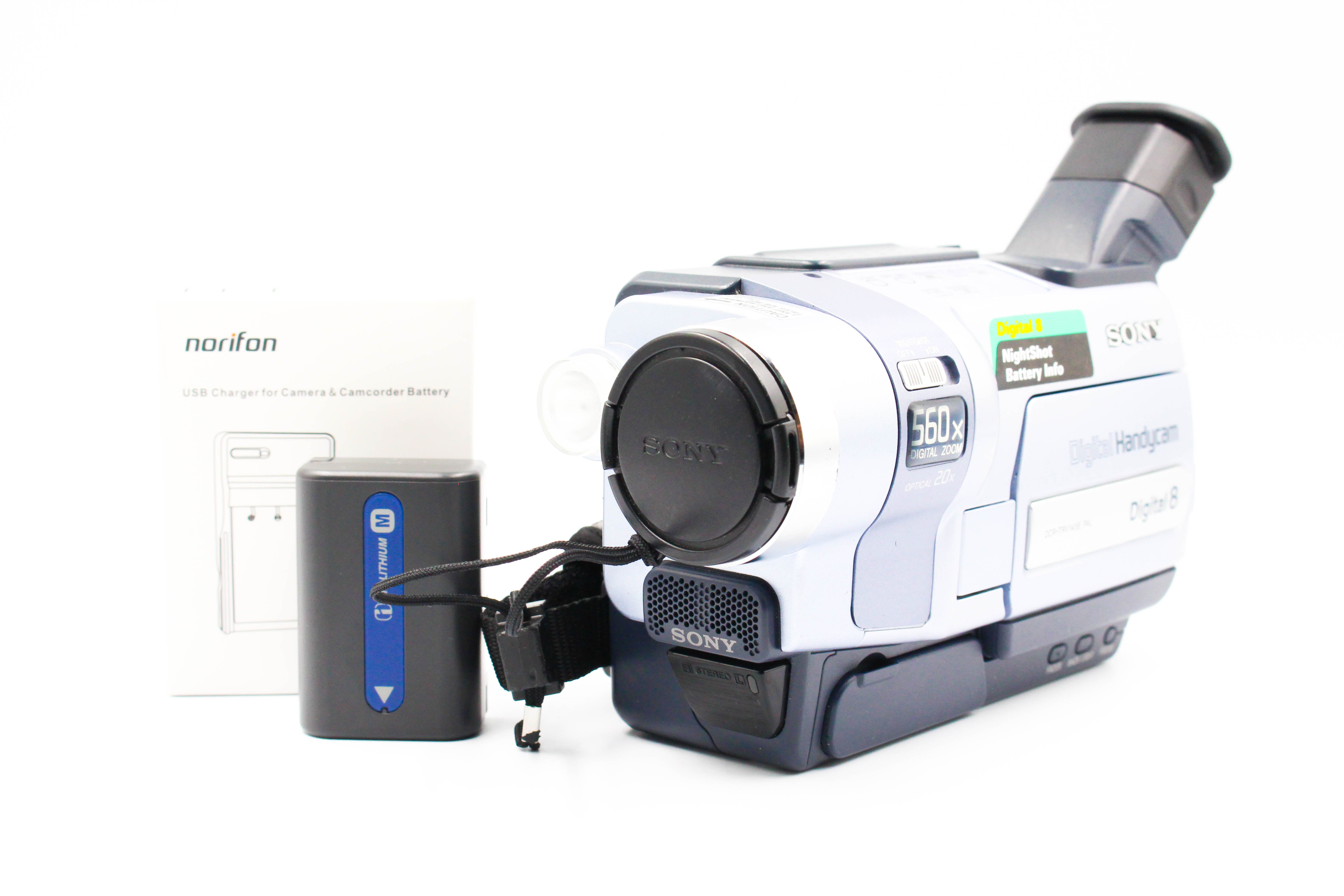 Sony DCR-TRV145E Digital8 Tape Camcorder Digital Video Camera - Tested Bundle Excellent