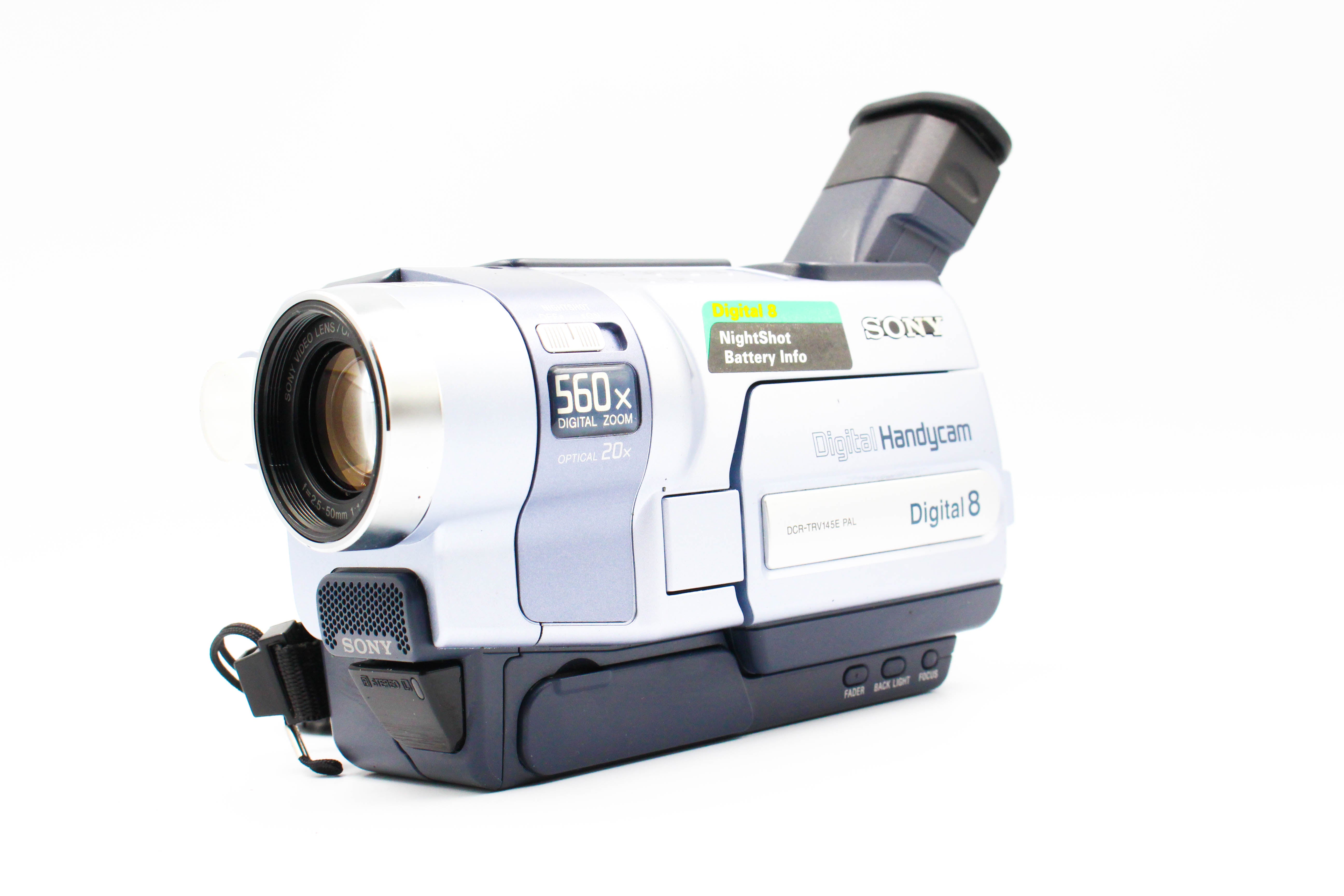 Sony DCR-TRV145E Digital8 Tape Camcorder Digital Video Camera (Tapeless Only)