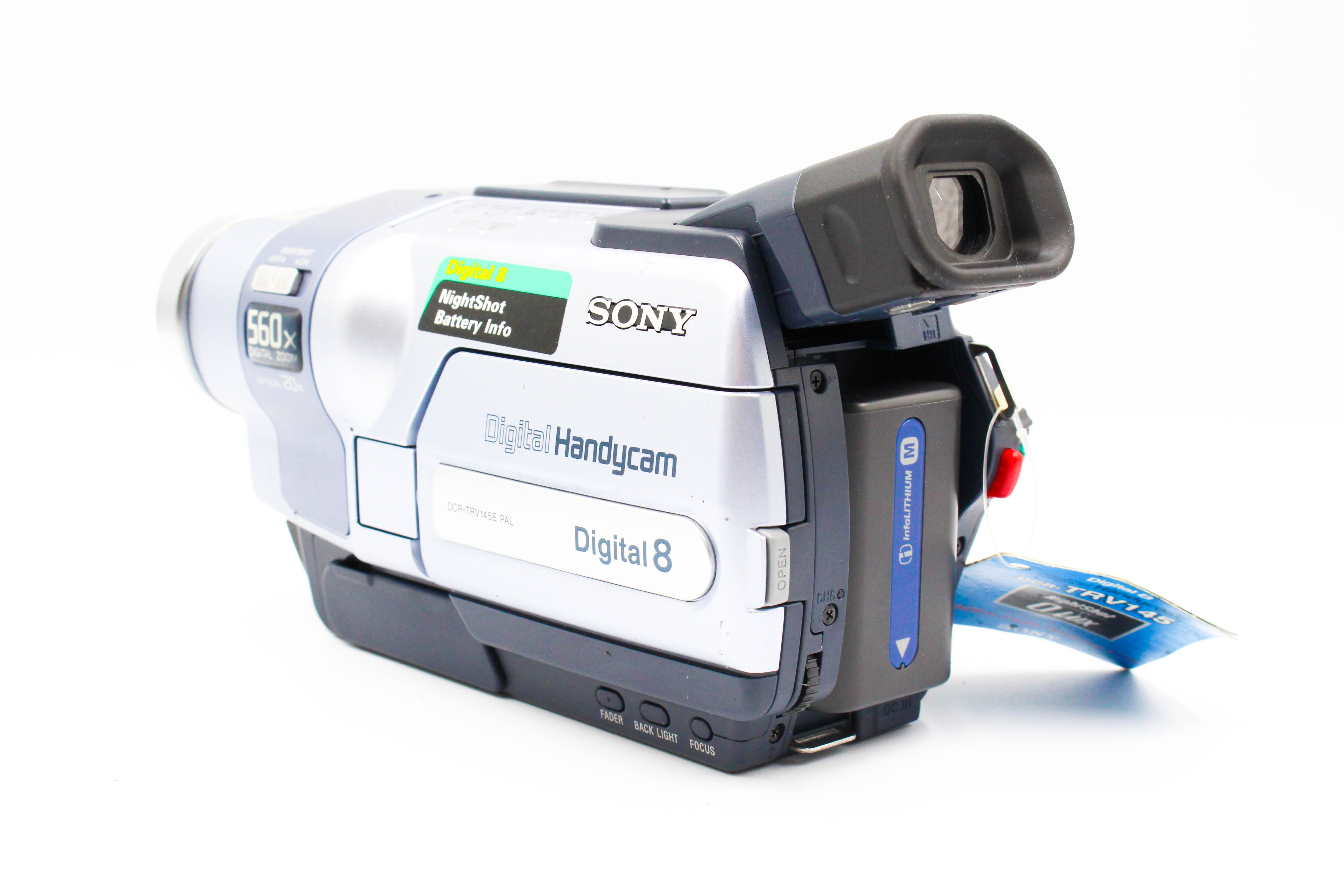 Sony DCR-TRV145E Digital8 Tape Camcorder Digital Video Camera (Tapeless Only)