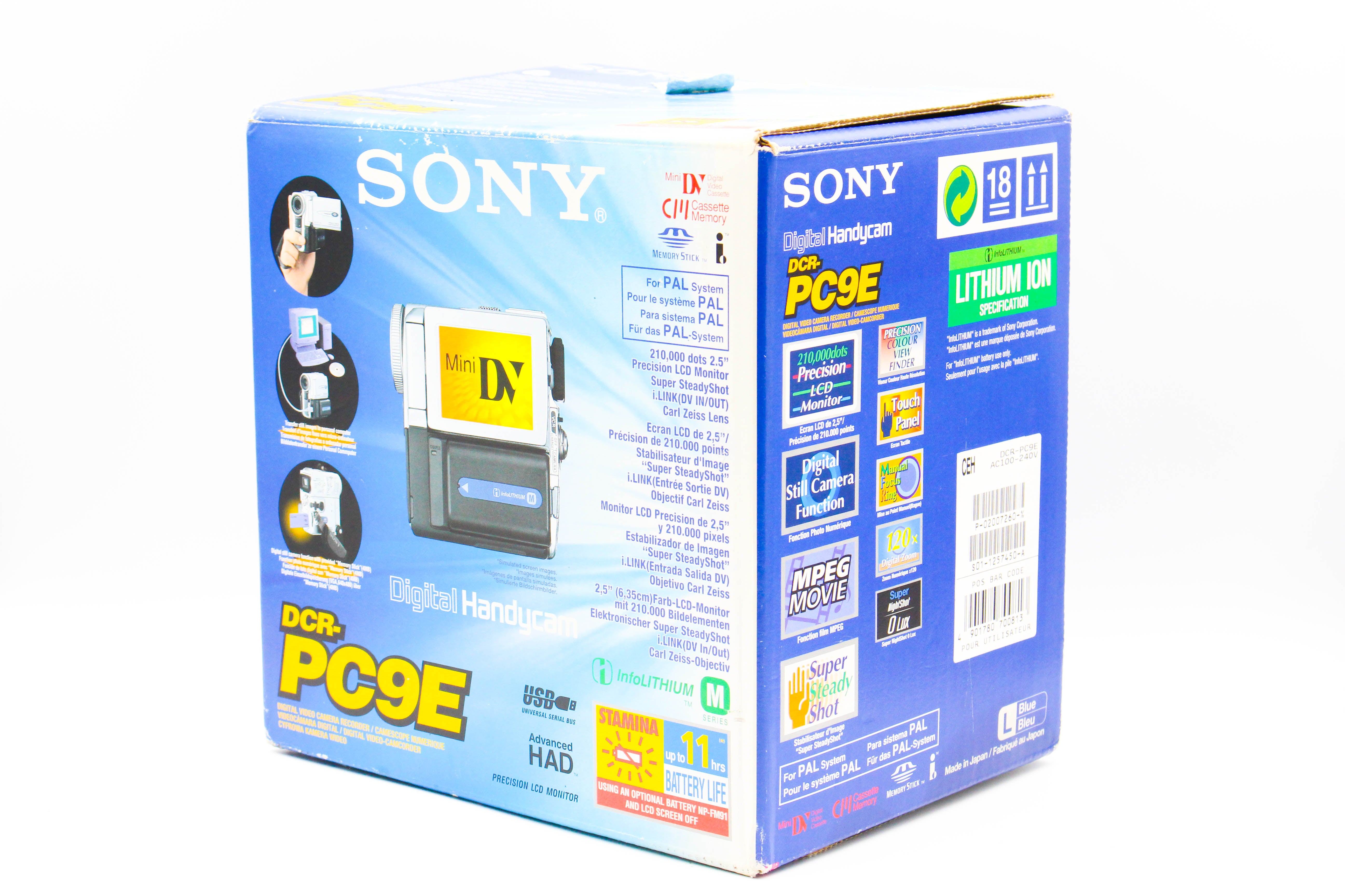 Sony DCR-PC9E MiniDV Handycam Camcorder Digital Video Camera