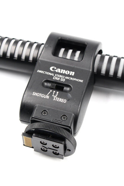 Canon DM-50 Directional Stereo Microphone for XM2 XM1 Excellent