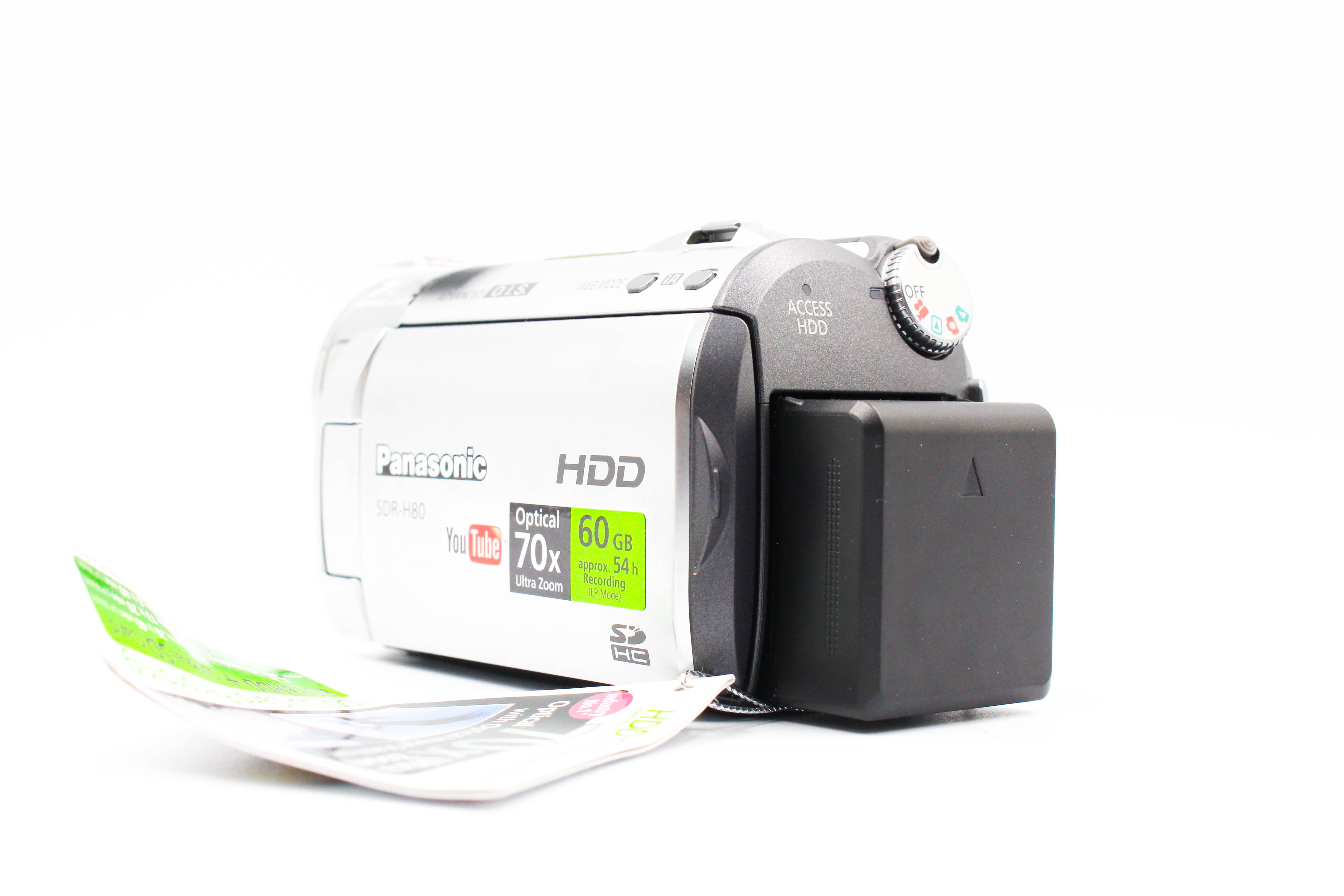 Panasonic SDR-H80 60GB HDD Digital Video Camcorder - Tested Bundle Excellent