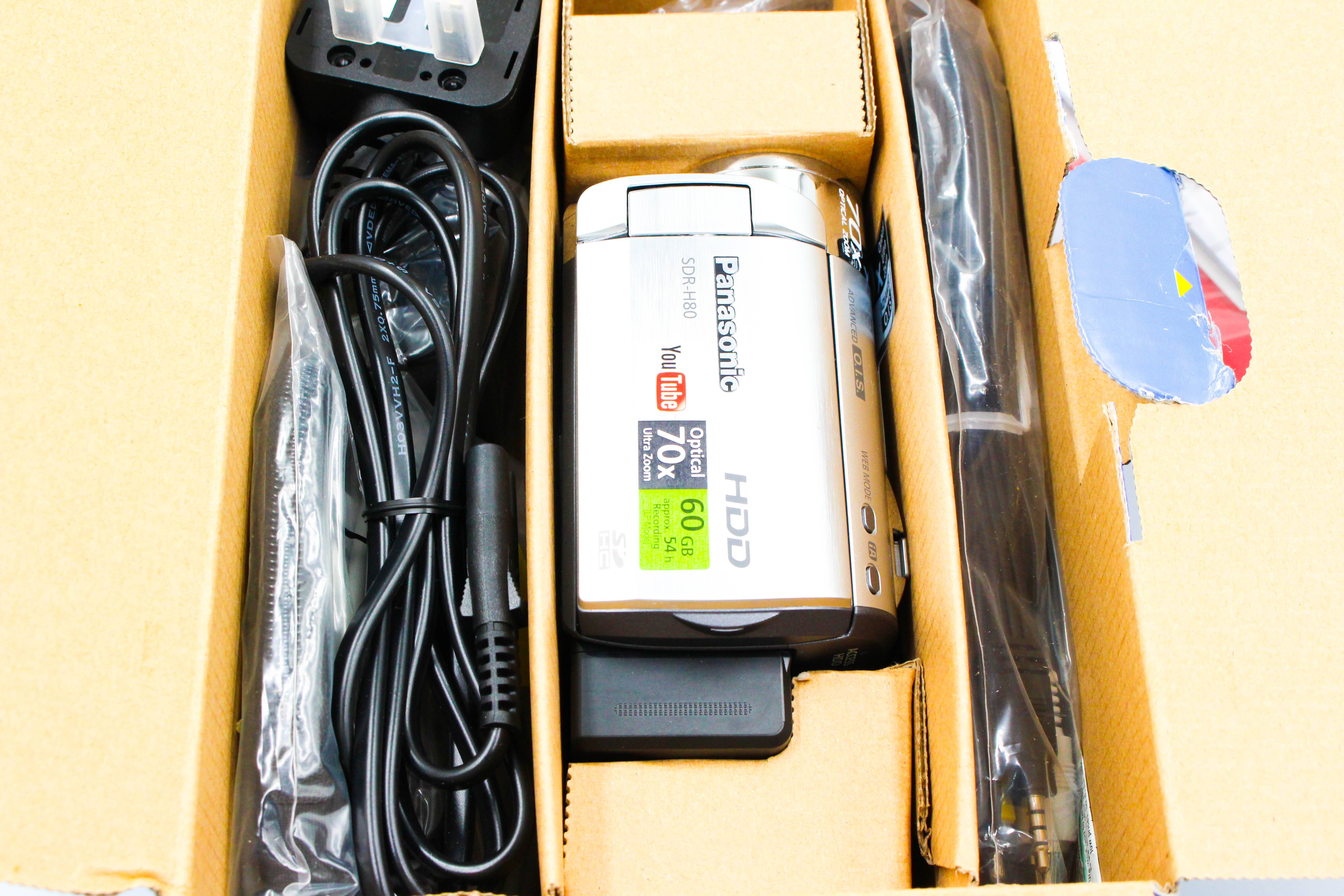 Panasonic SDR-H80 60GB HDD Digital Video Camcorder - Tested Bundle Excellent