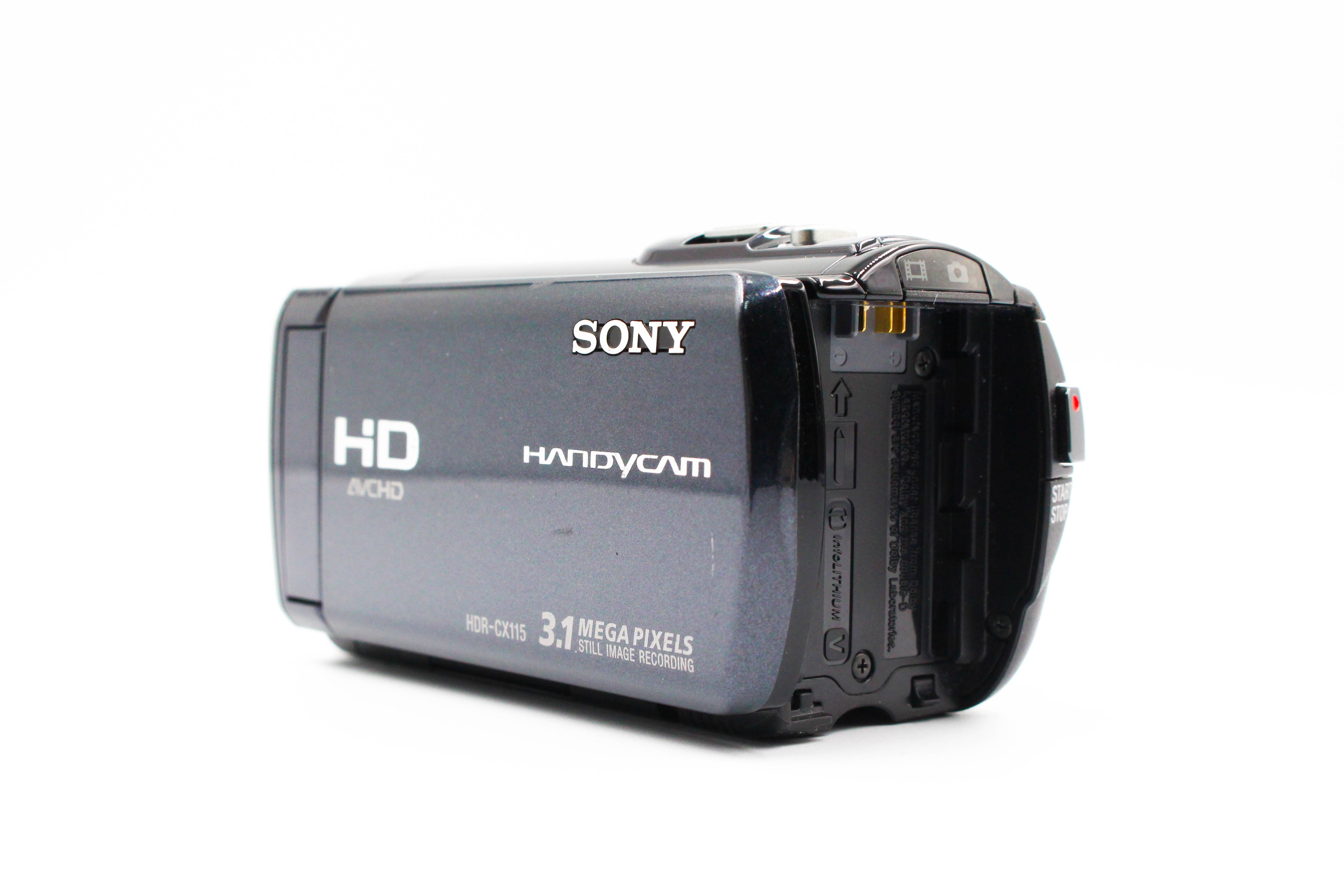 Sony HDR-CX115 HD AVC SD Card Digital Video Camera Camcorder - Tested Bundle Excellent