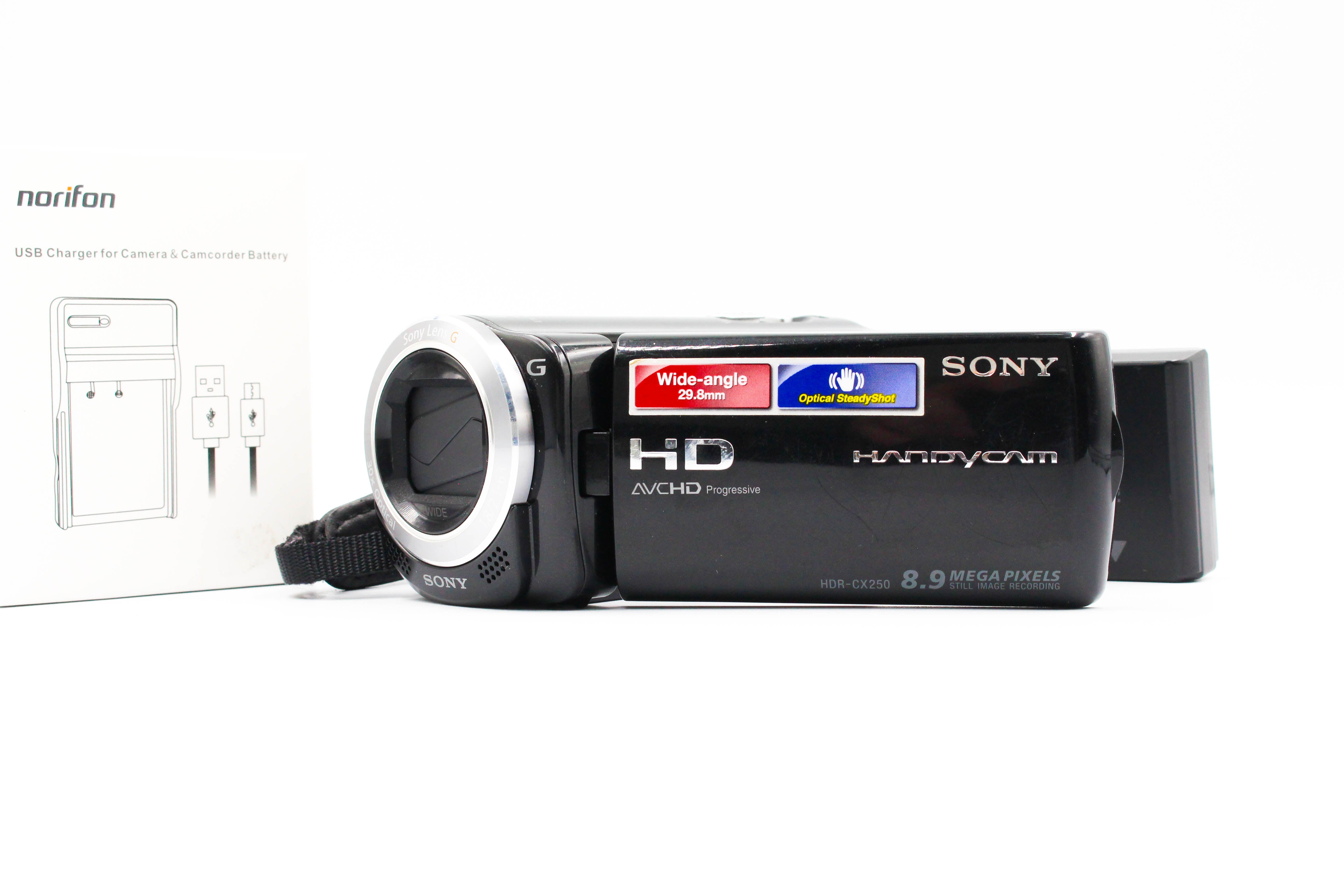 Sony HDR-CX250E AVCHD Handycam SD Card Digital Video Camera Camcorder