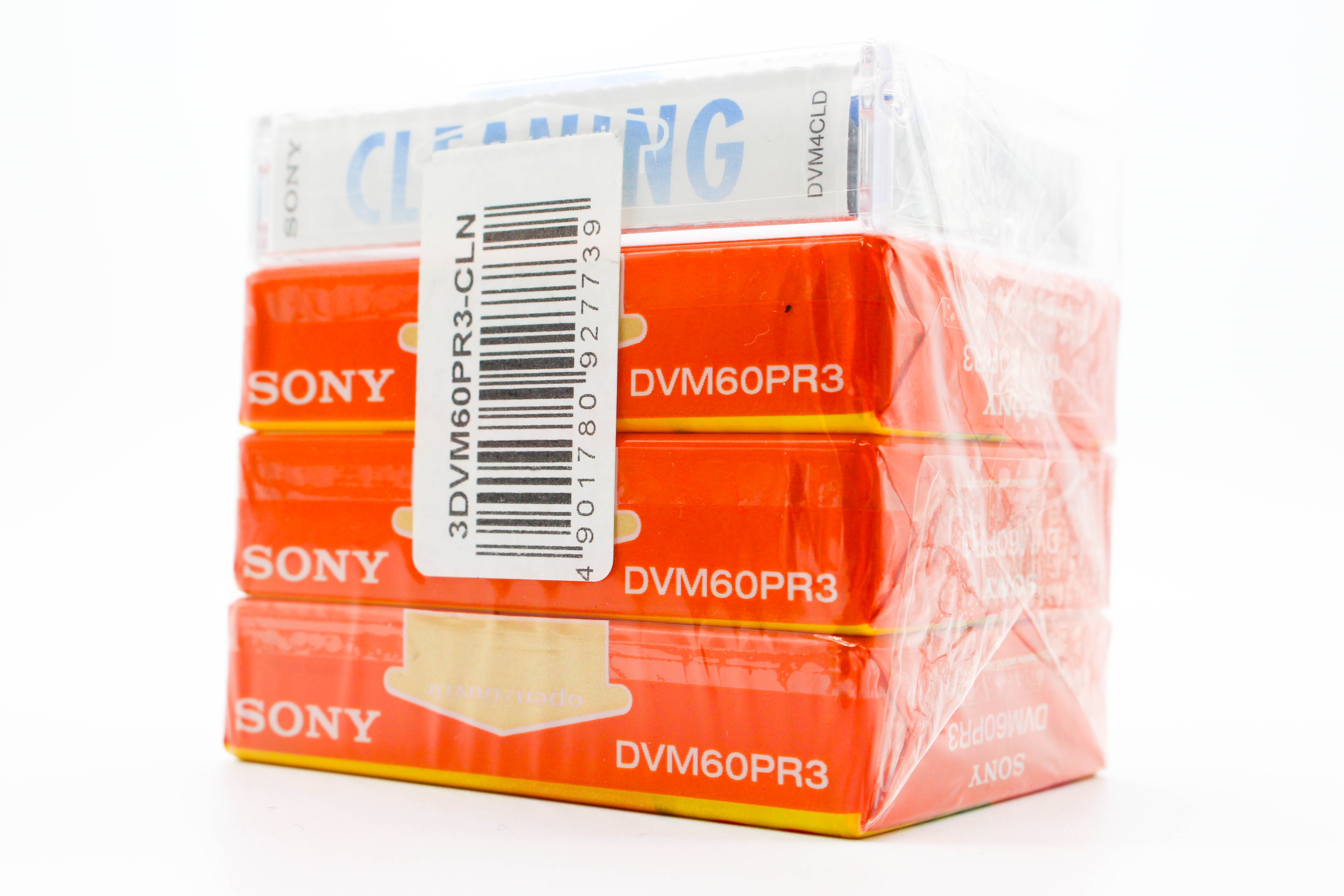 Sony MiniDV Cleaning Tape Bundle DVM4CLD DVM60PR3 For Camcorders - Brand New Bundle