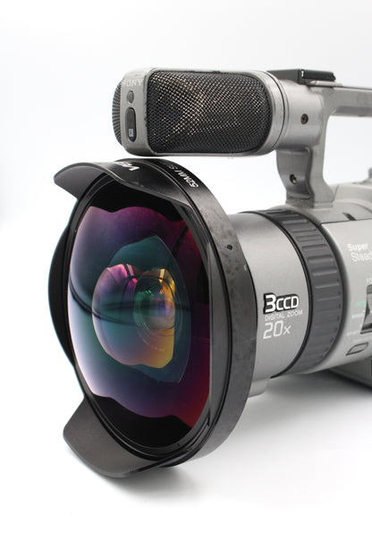 Veledge 52mm Fisheye Lens 0.3x Screw-on Wide Angle Attachment