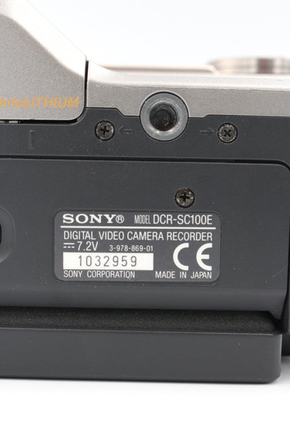 Sony DCR-SC100E MiniDV Digital Video Camcorder Camera
